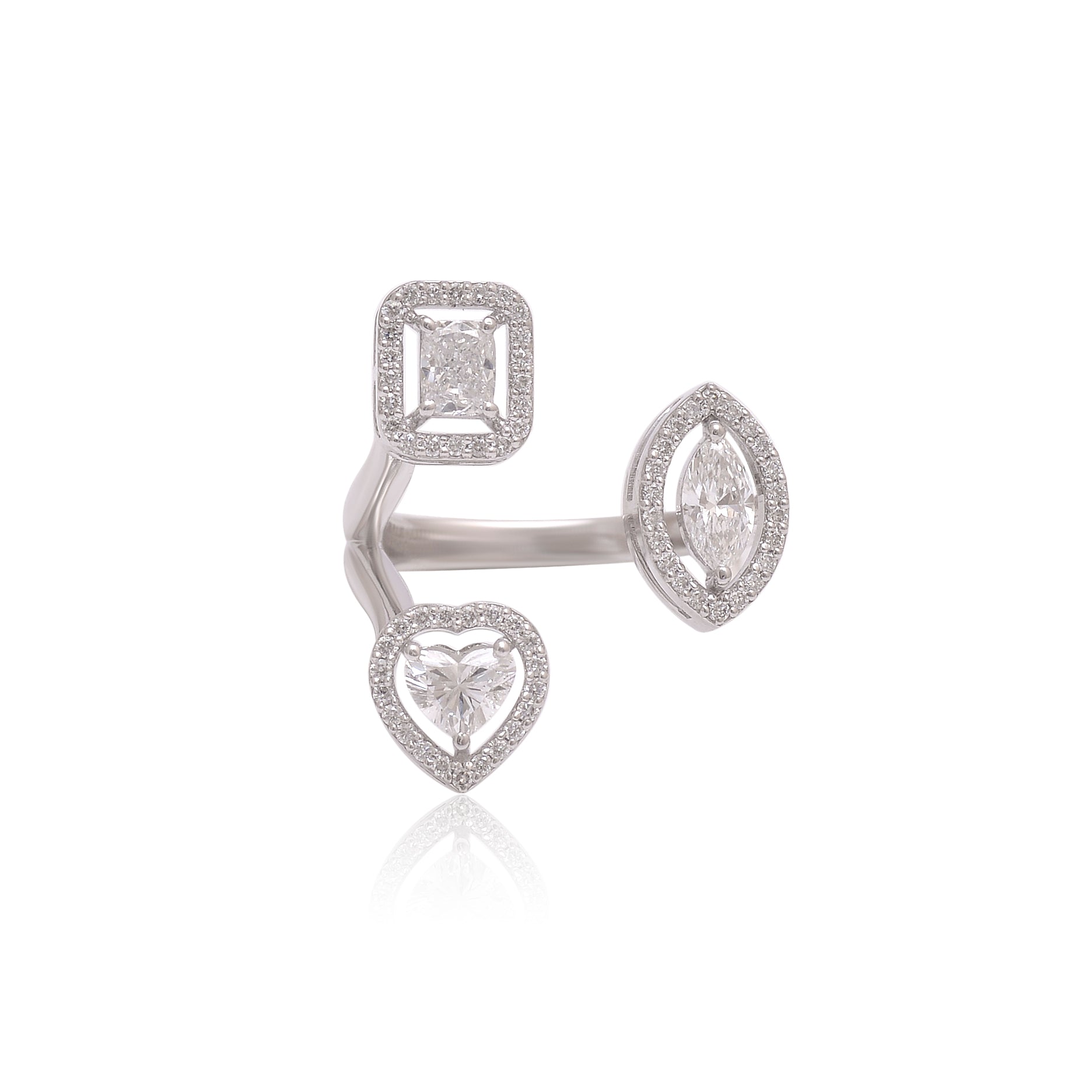 Trinity Muse Diamond Ring