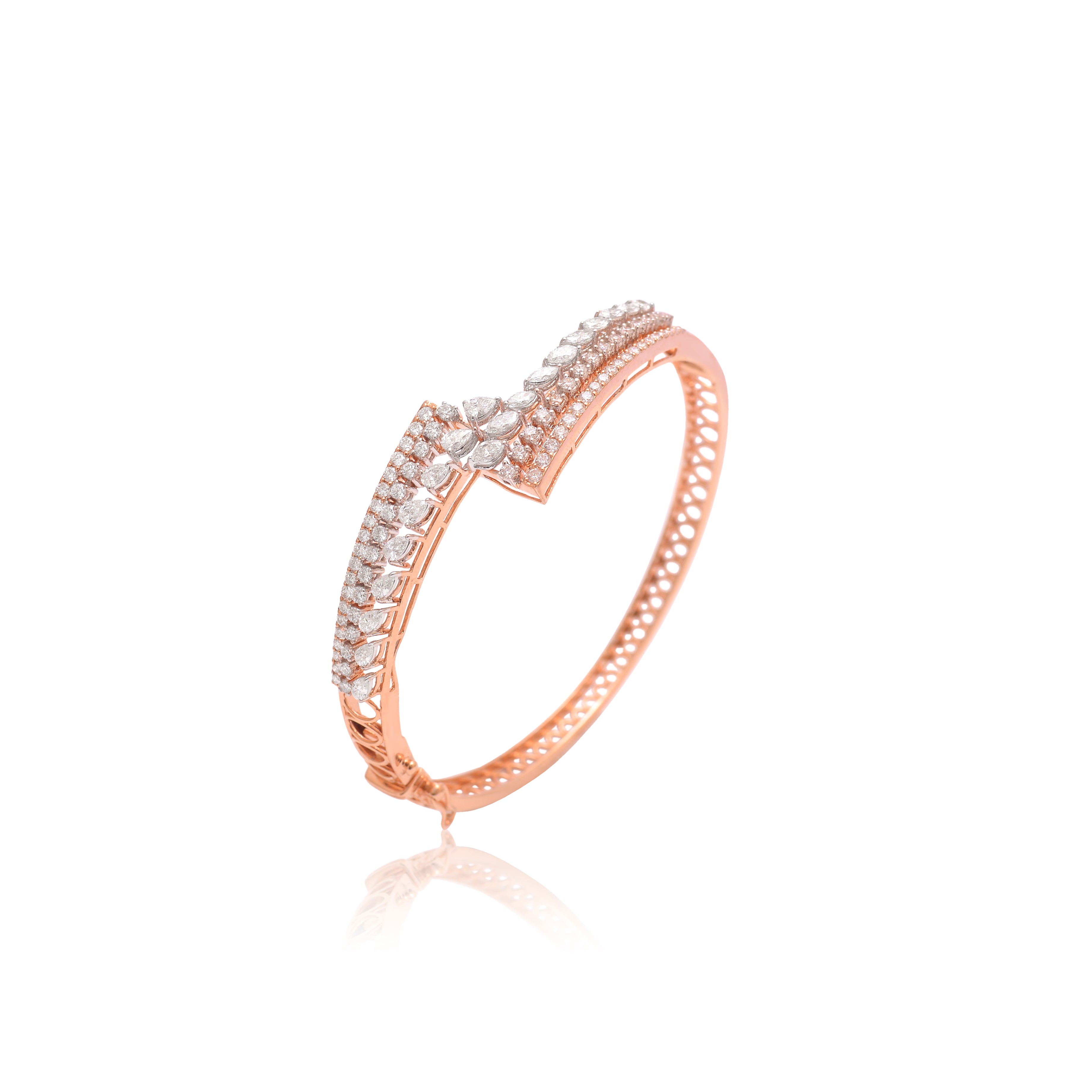 Celestial Curve Diamond Bangle