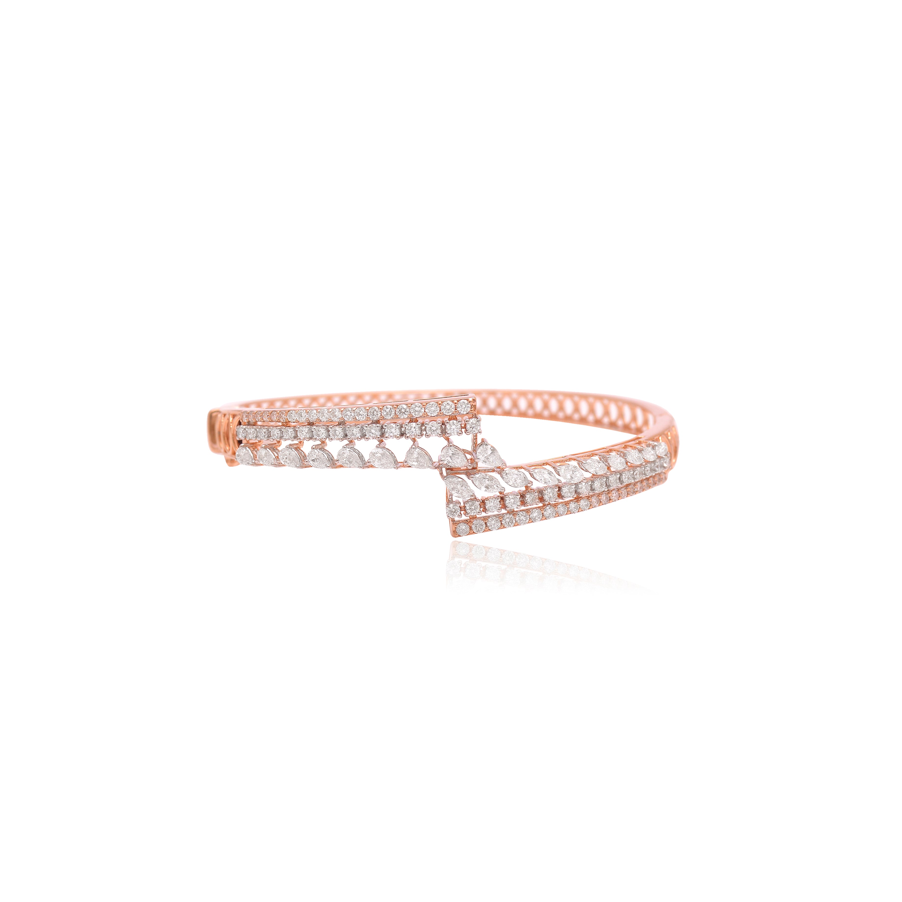 Celestial Curve Diamond Bangle