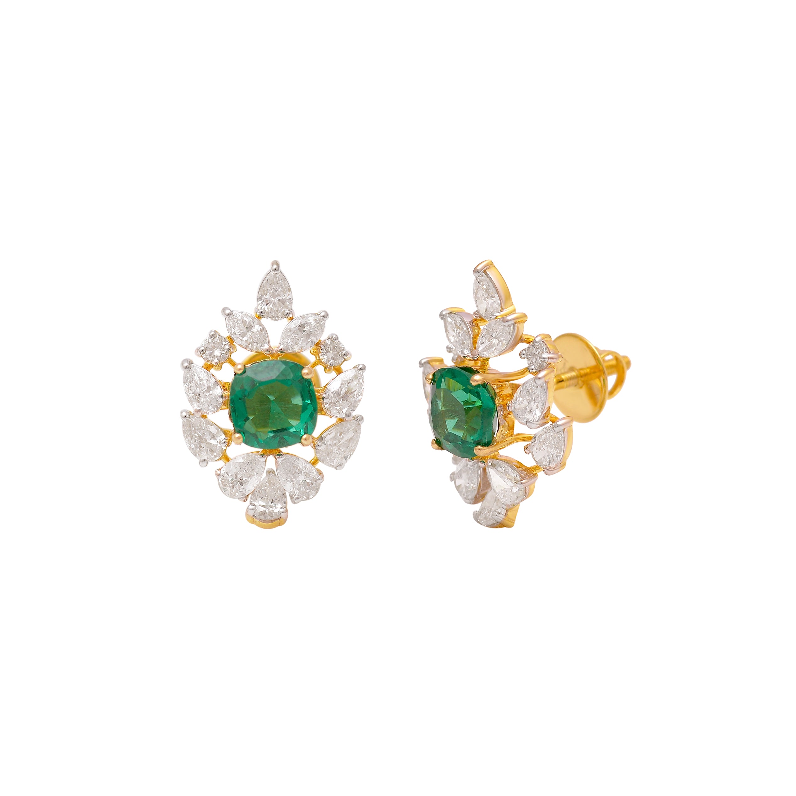 Emerald Radiance Studs