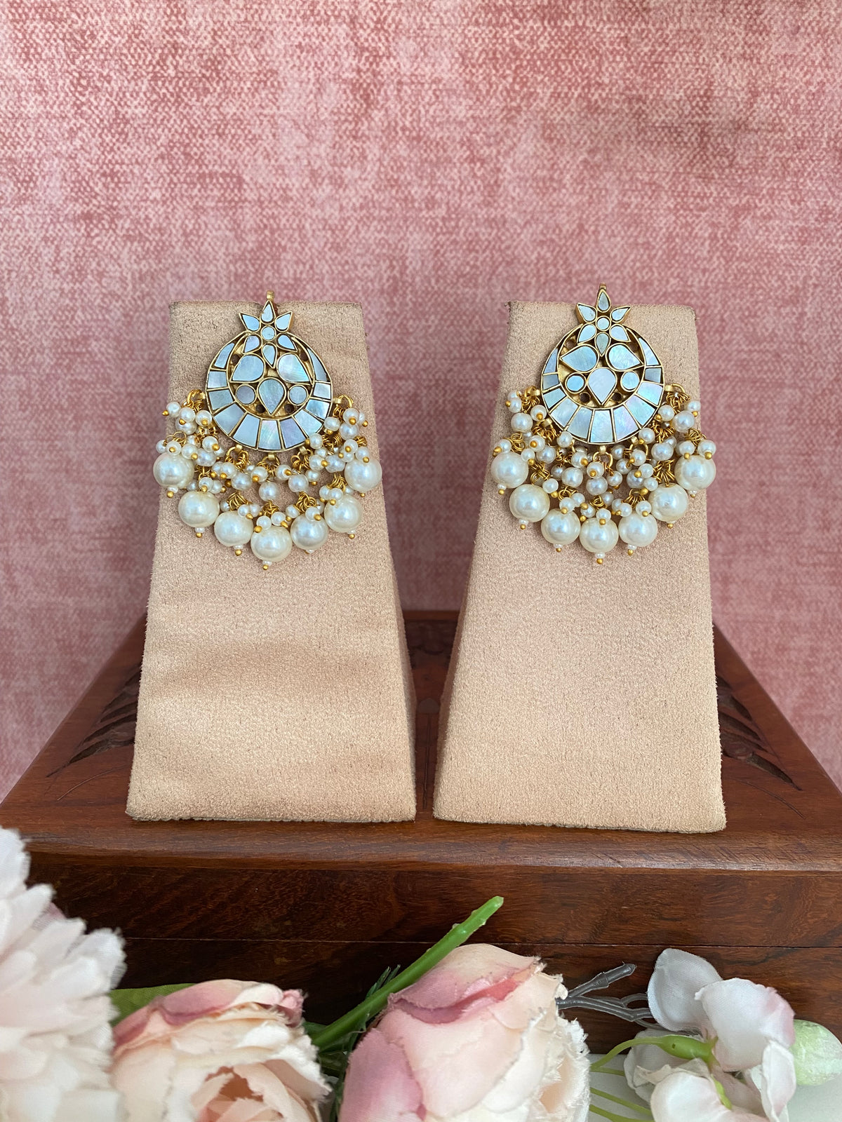 Mother of pearl studs