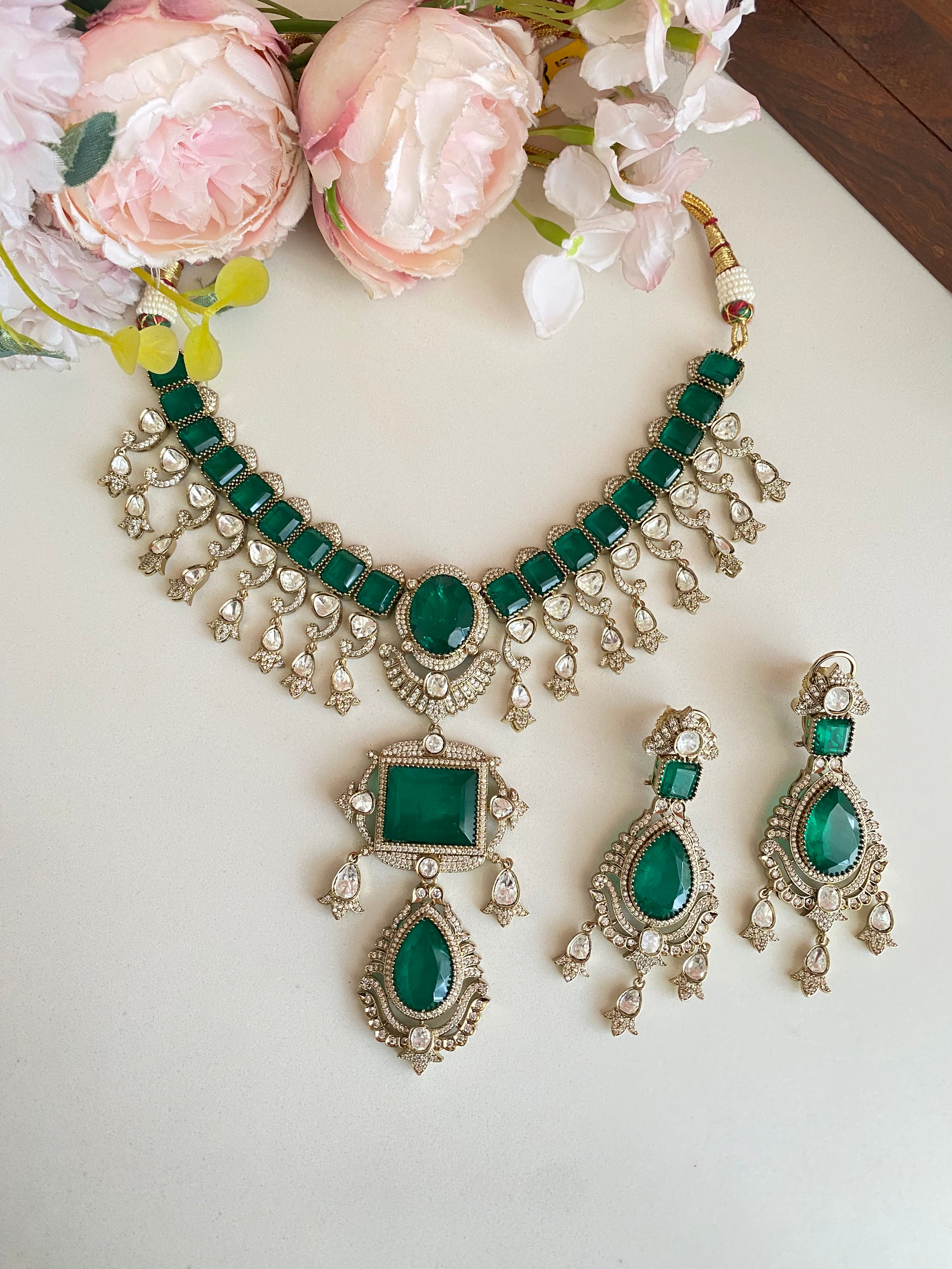Moissanite Necklace set