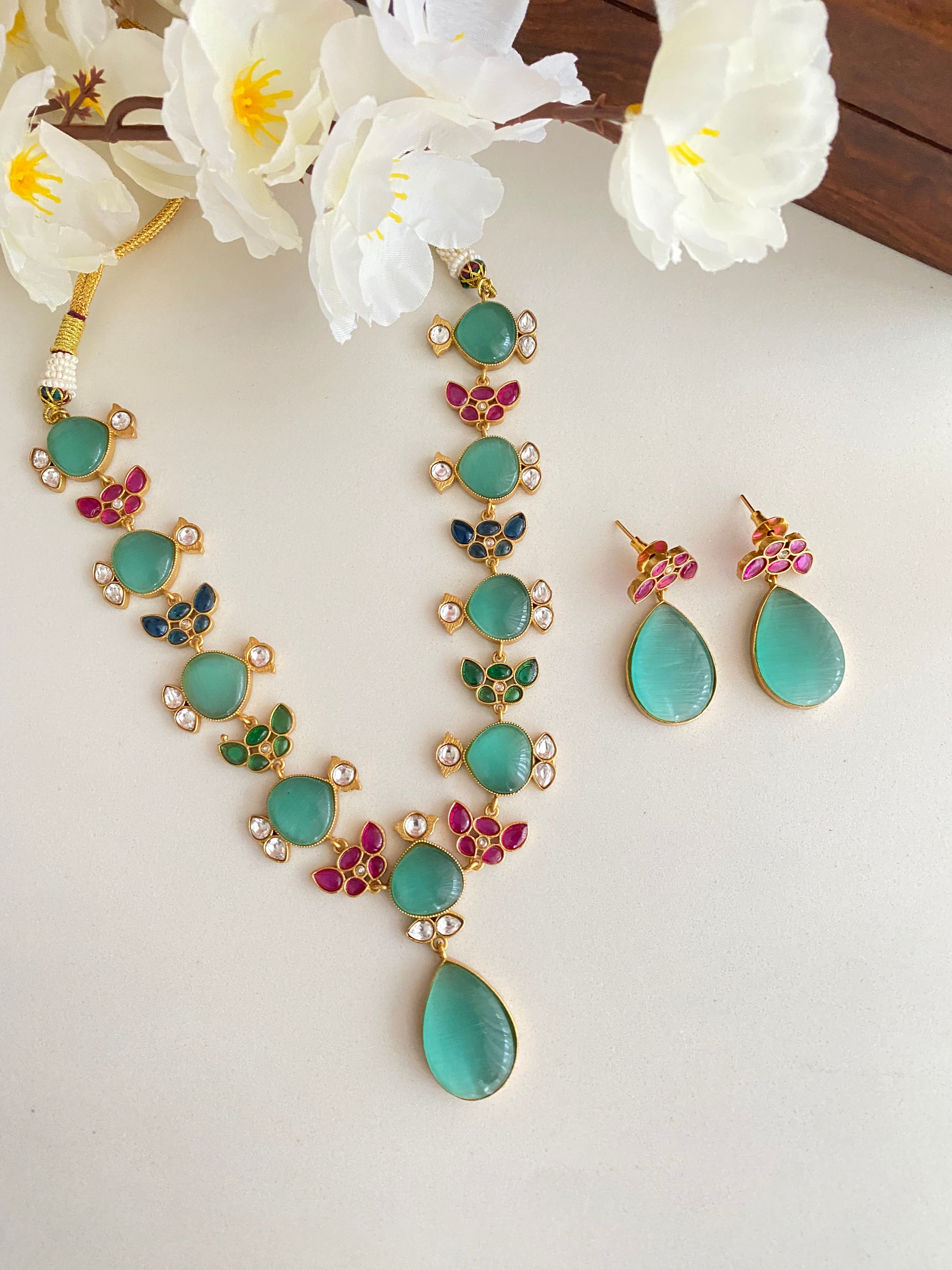 Moissanite Necklace set