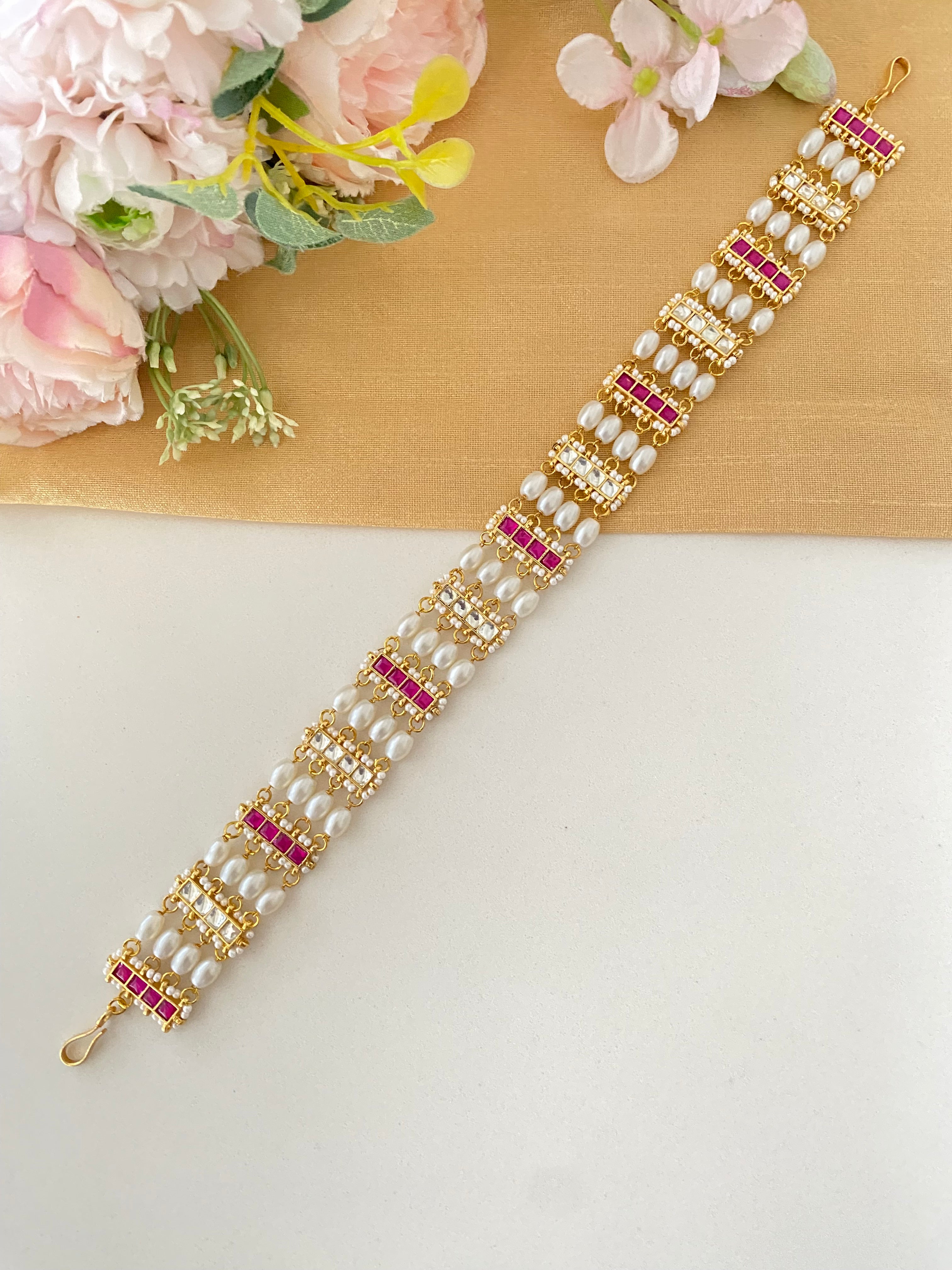 Gold plated Kundan Sheeshphool