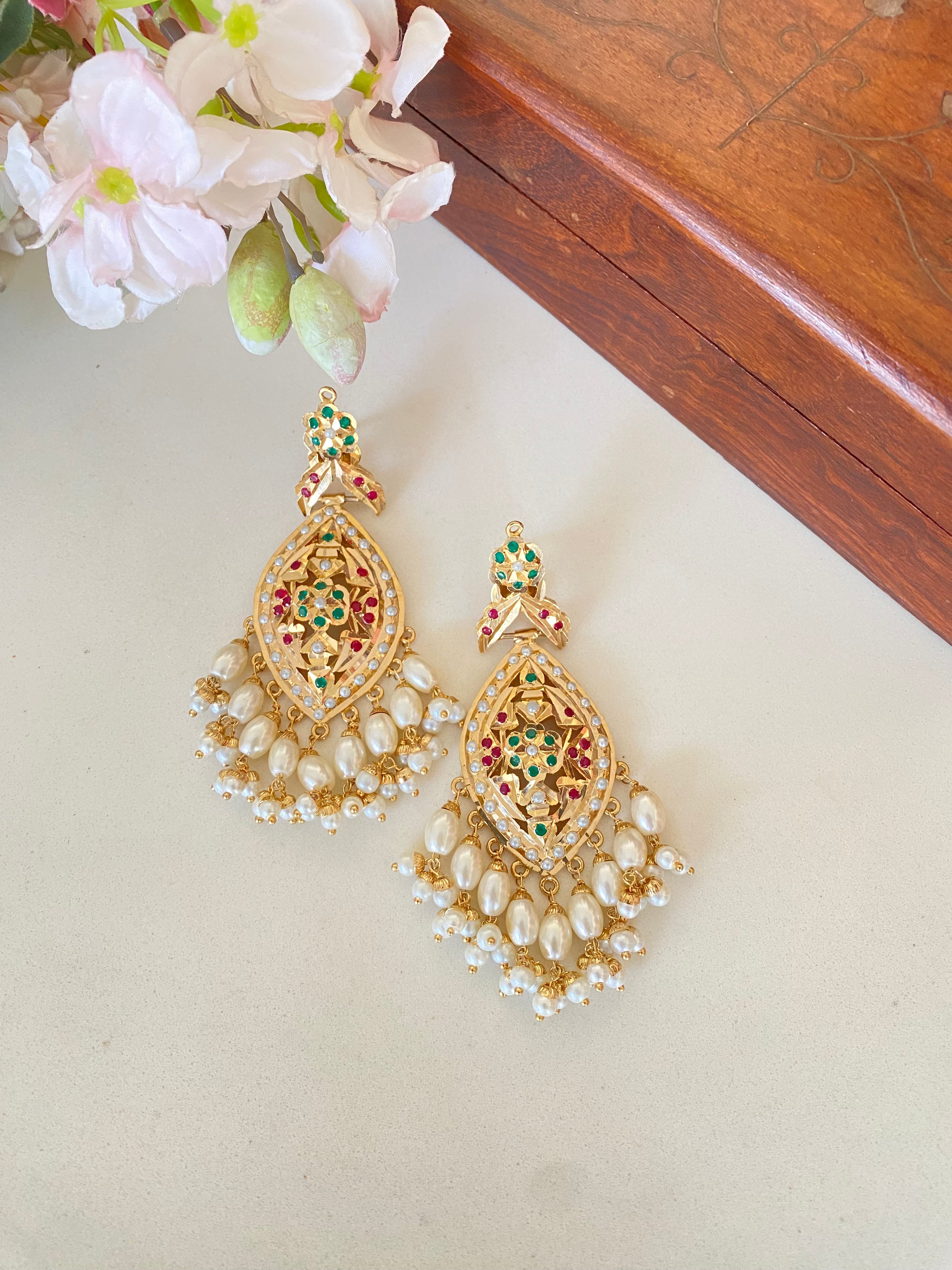 Amritsari Jadau Earrings