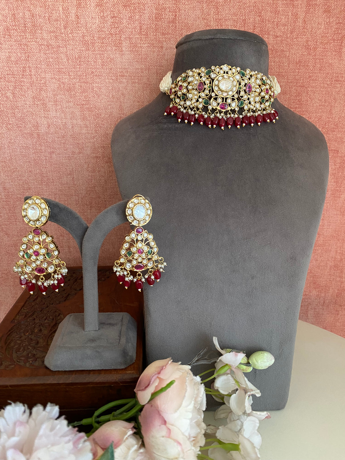 Moissanite Choker Set