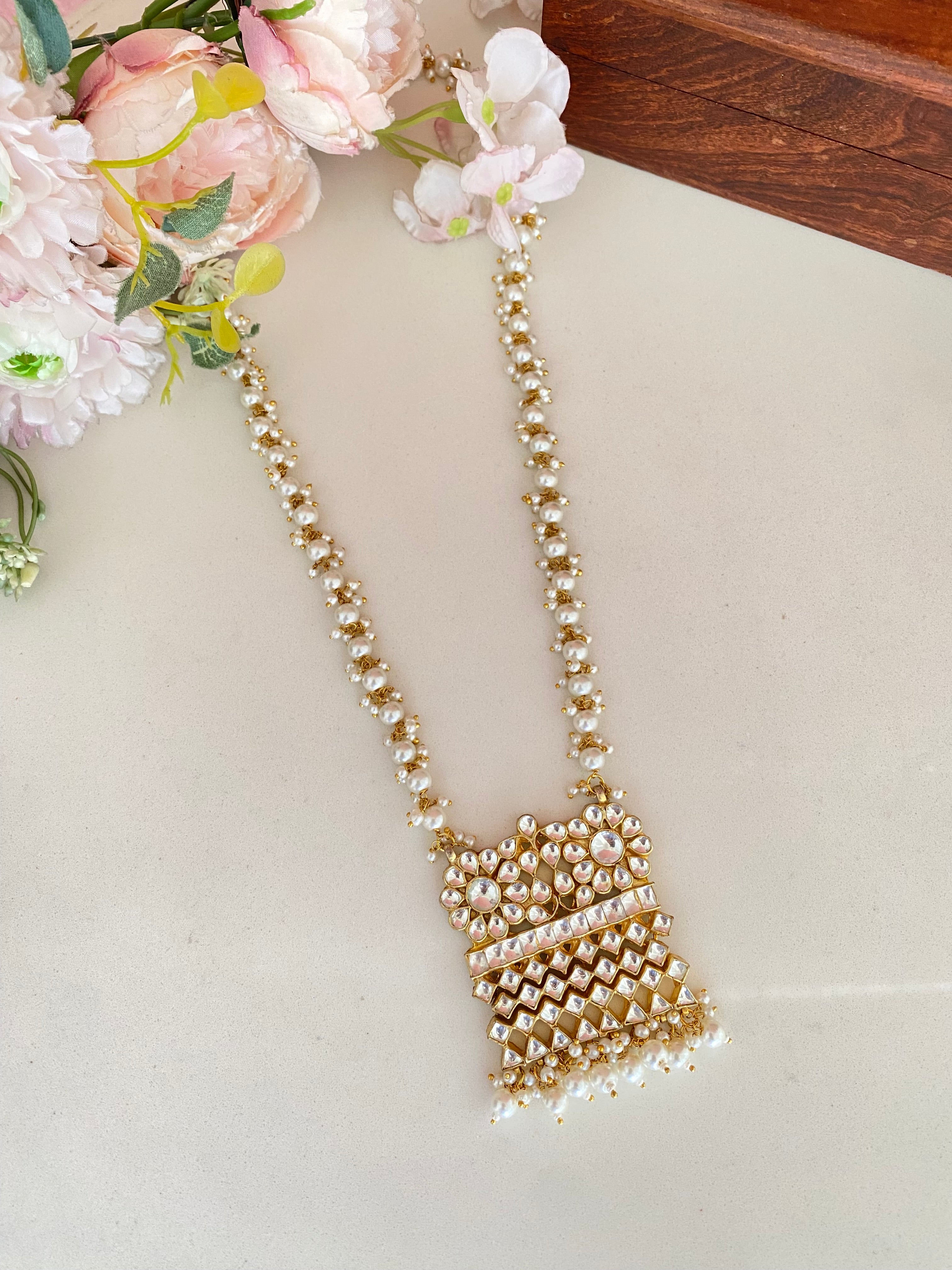 Gold Plated Kundan Necklace