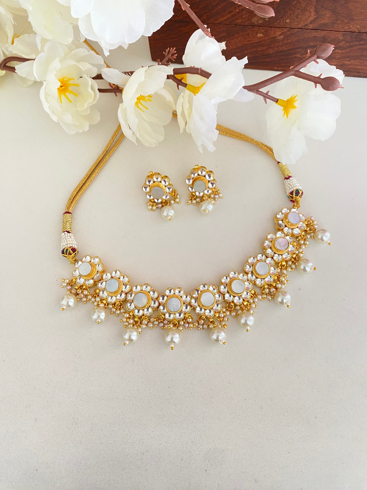 Mother of Pearl Choker set