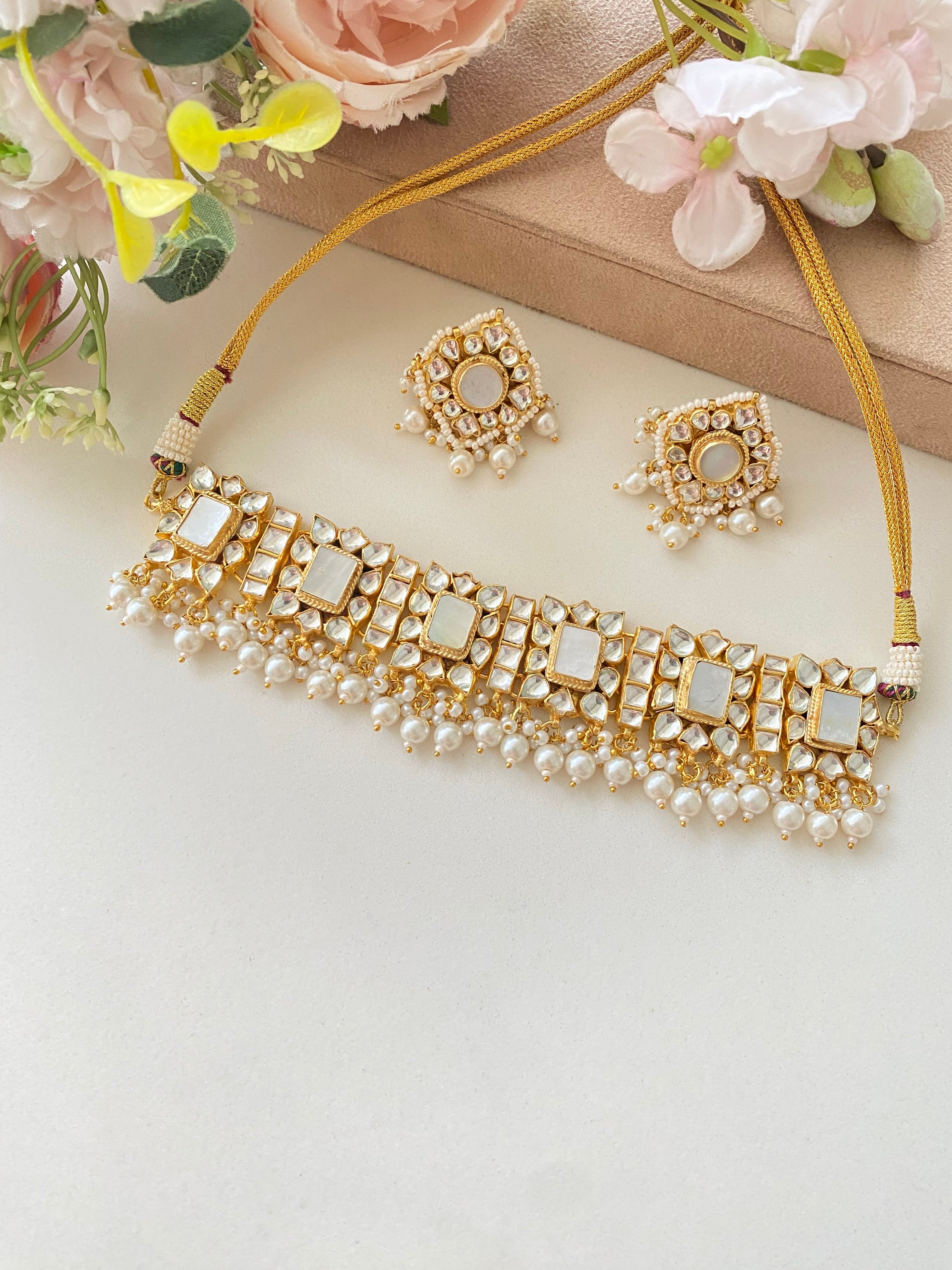 Mother of Pearl Choker set