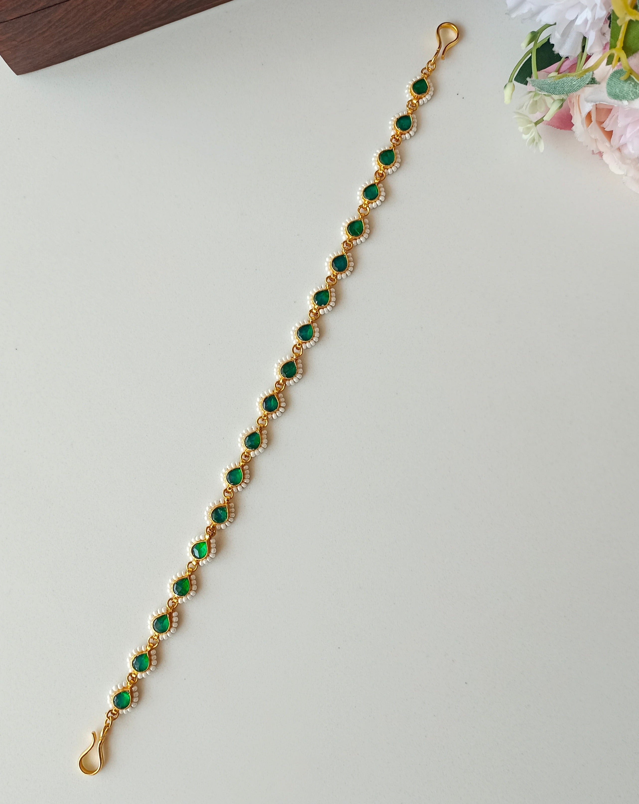 Gold plated Kundan Sheeshphool