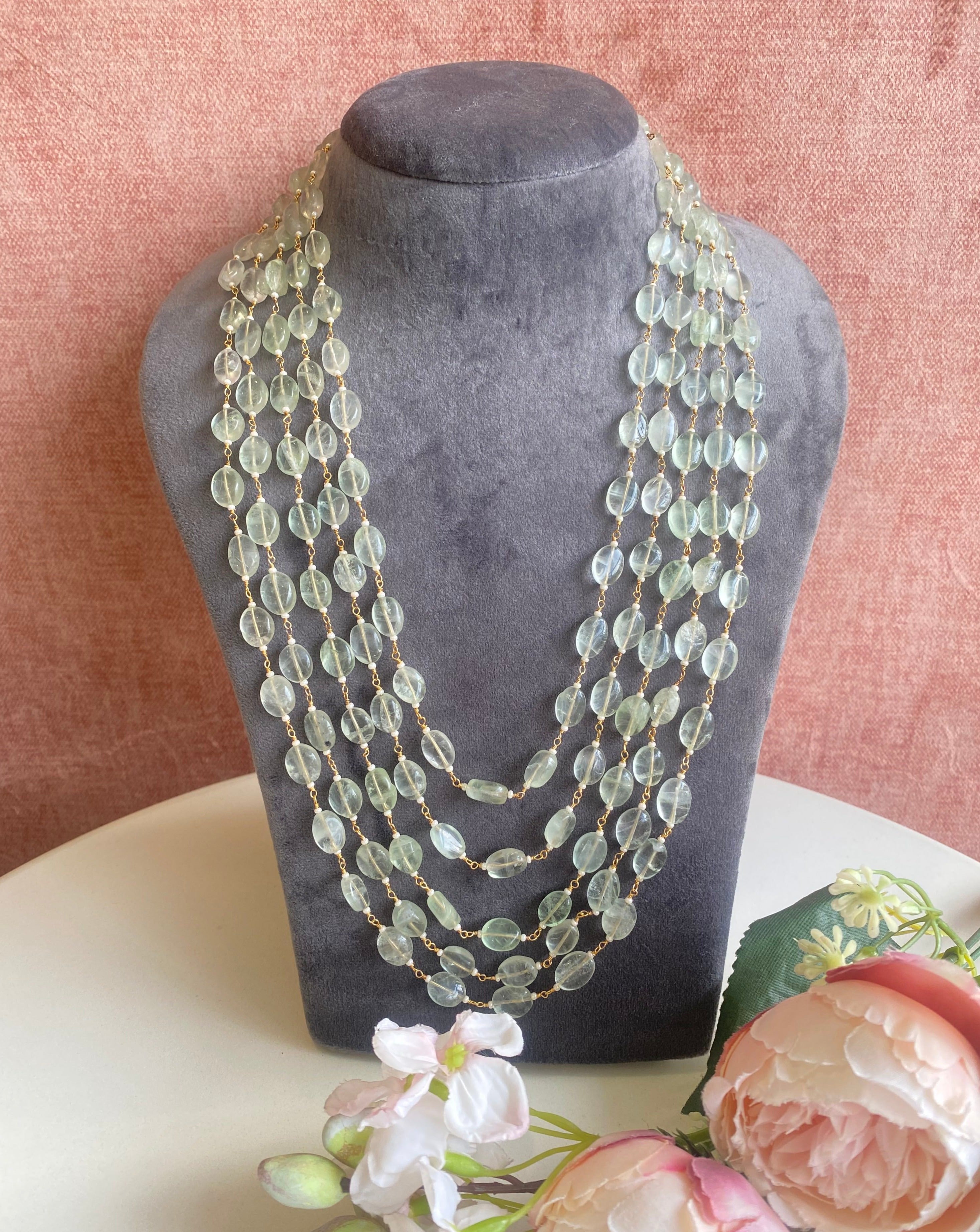 Fluorite Stone Maala