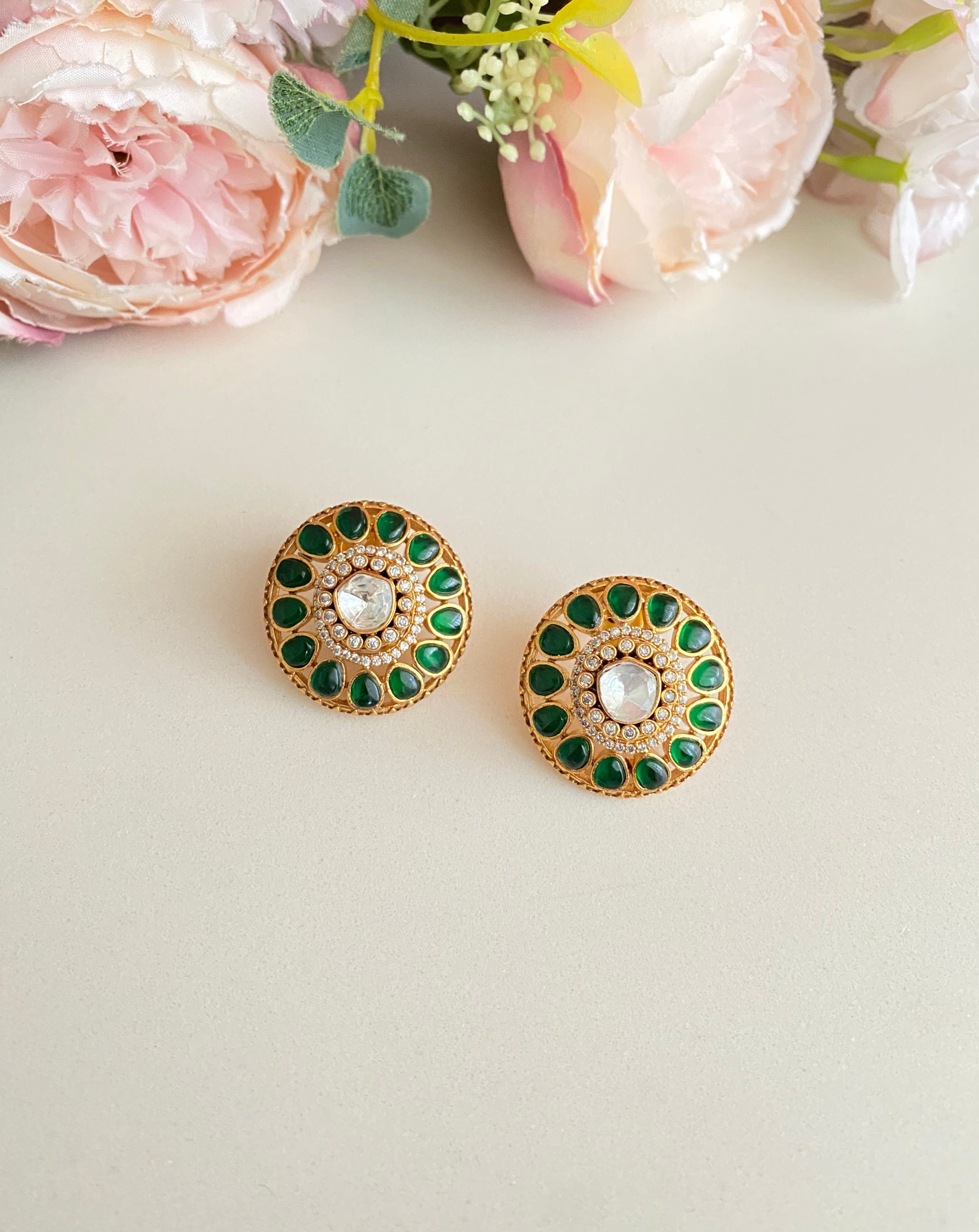 Polki Studs