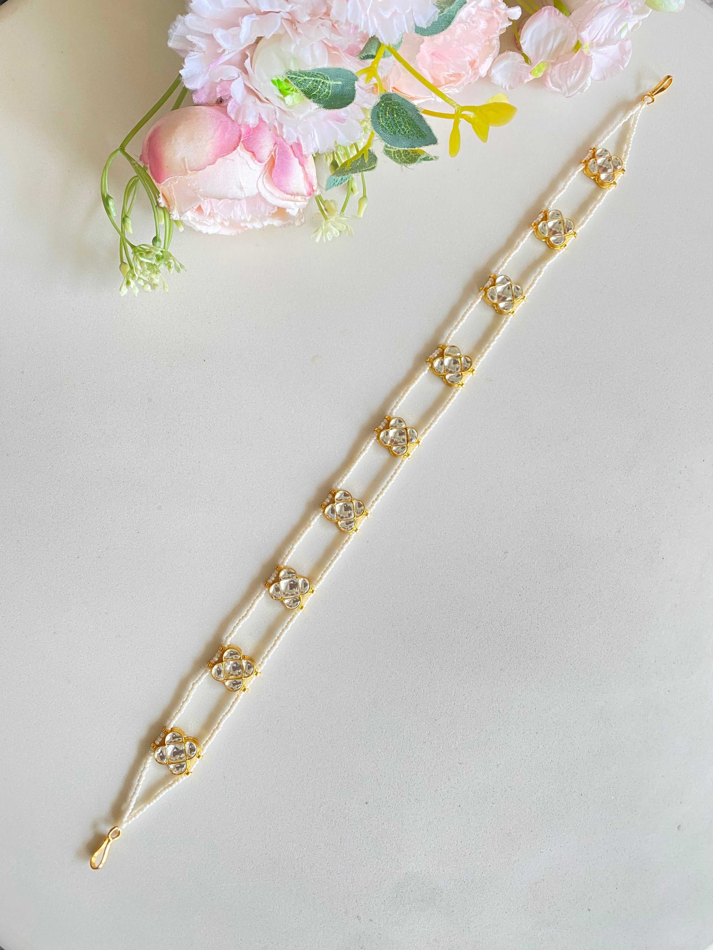 Gold plated Kundan sheeshphool