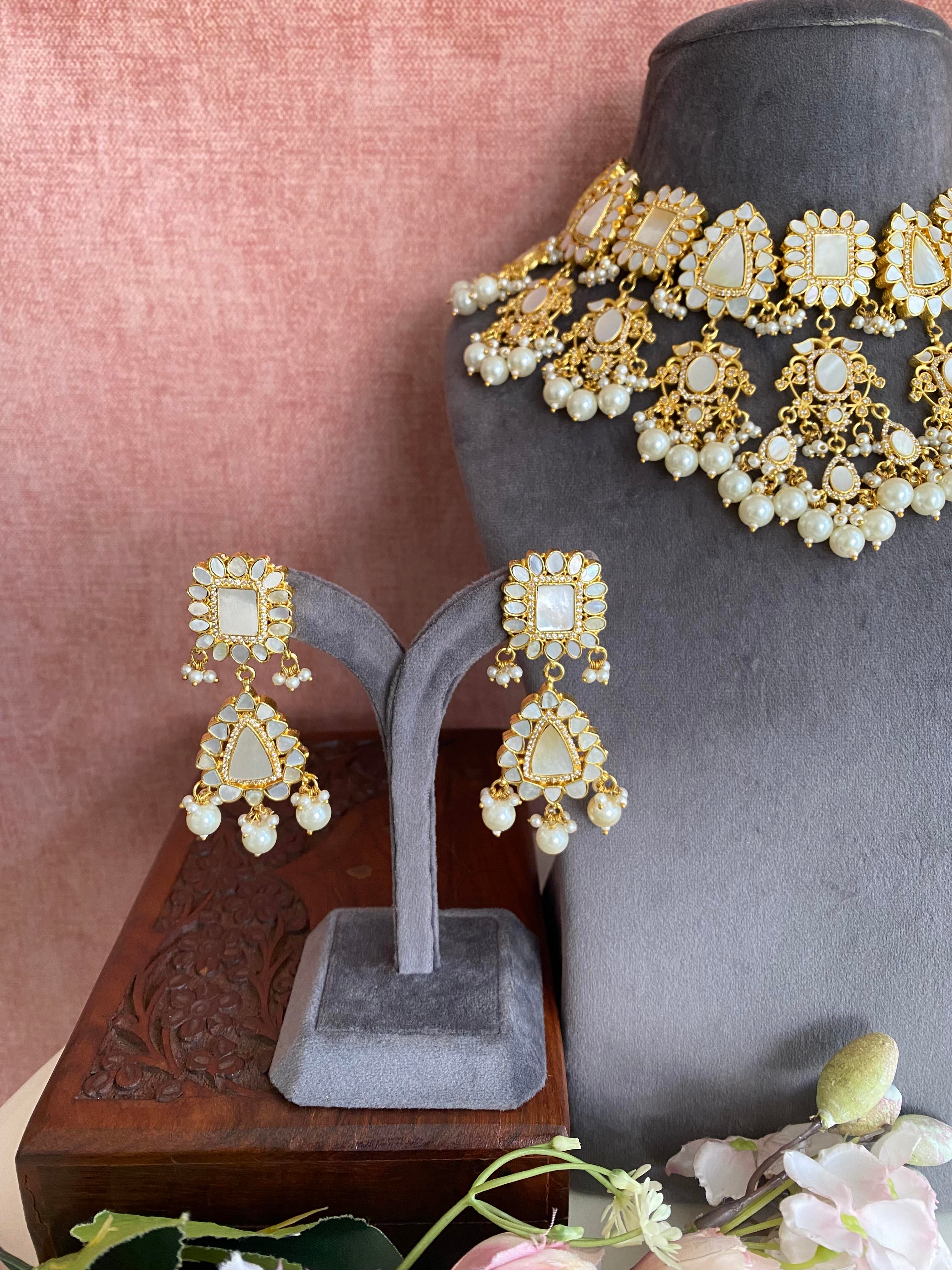 Mother Of Pearl Bridal Set