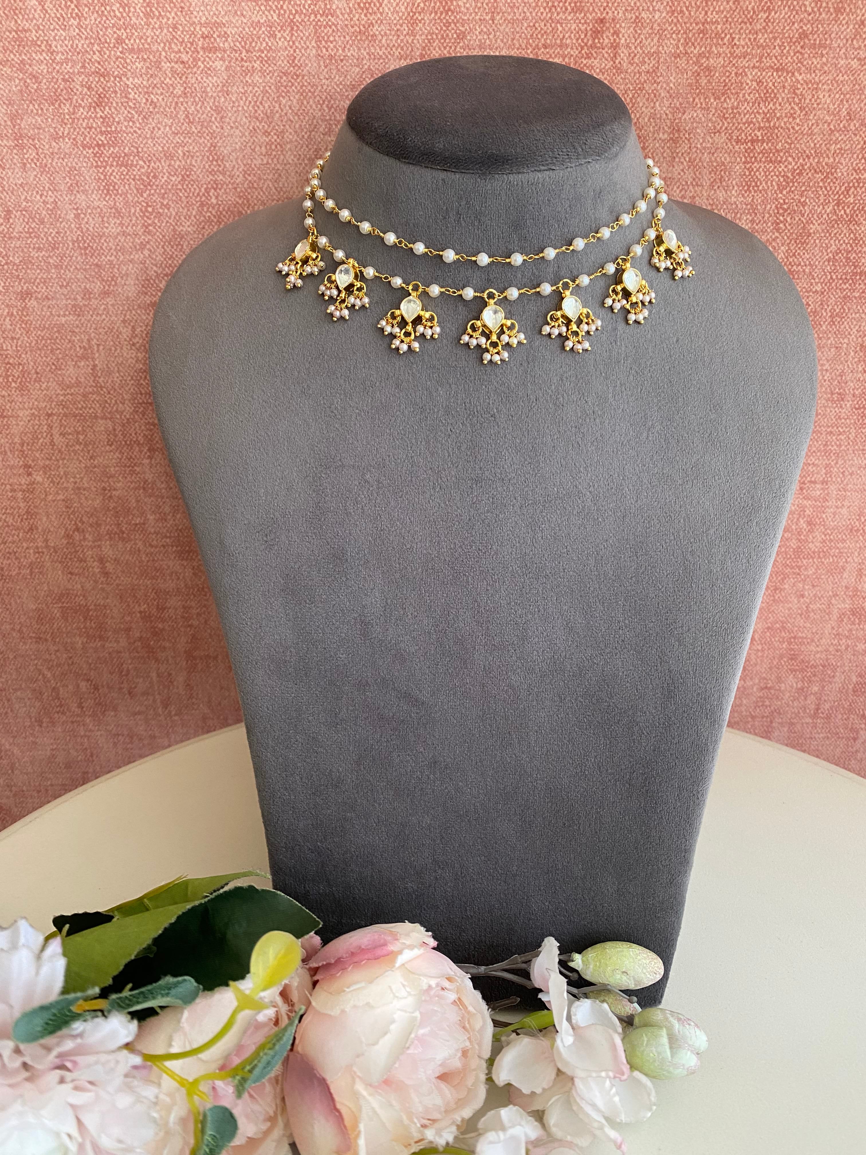Gold plated Kundan Necklace
