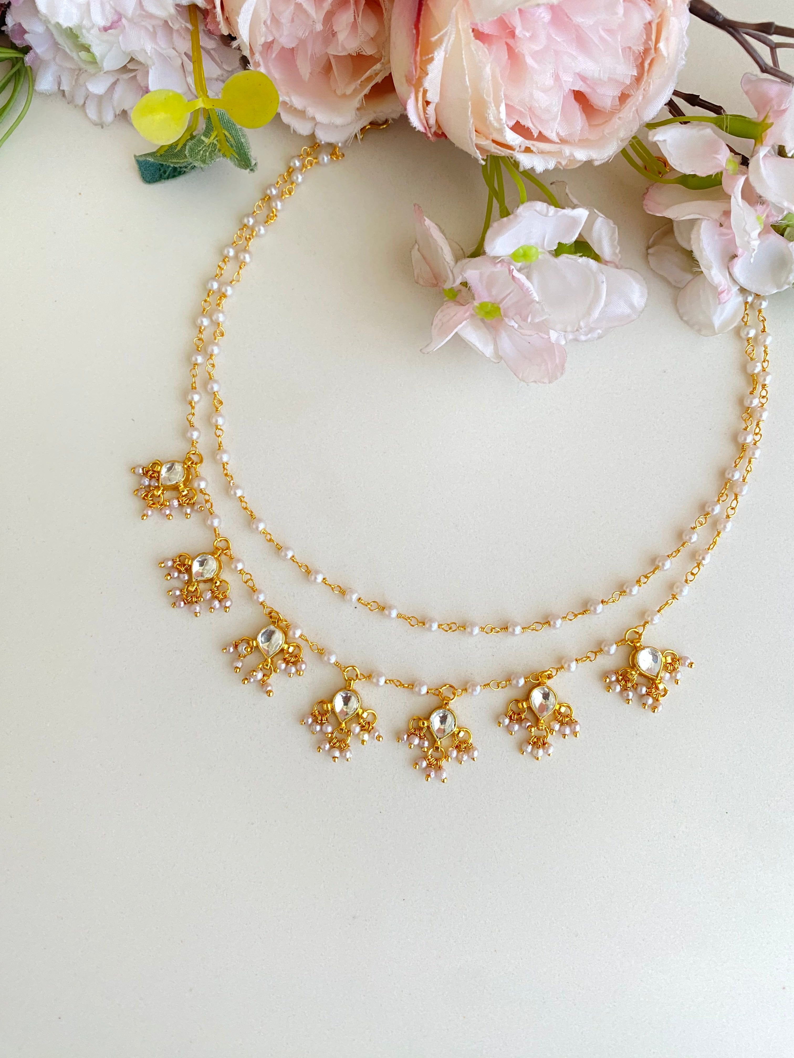 Gold plated Kundan Necklace