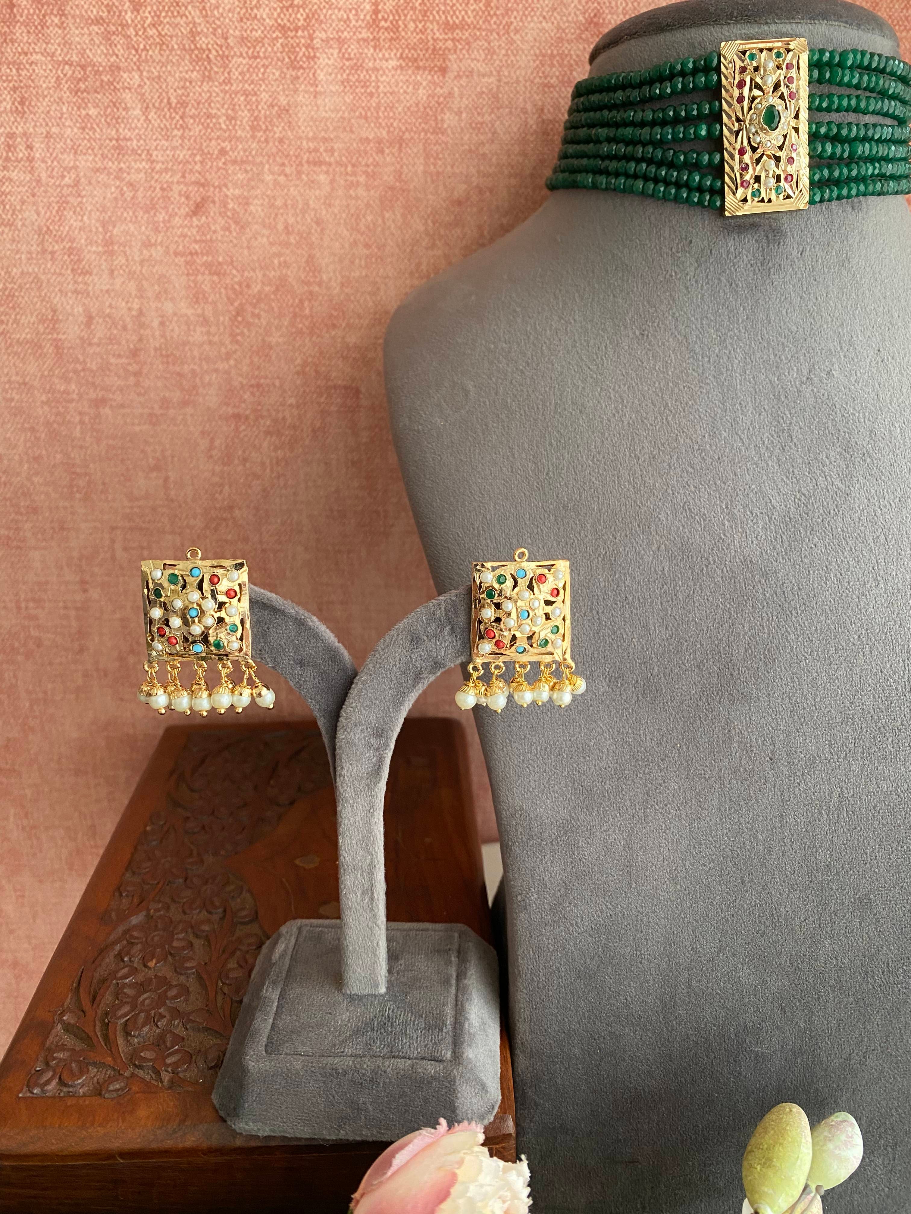 Multicolour Choker Set
