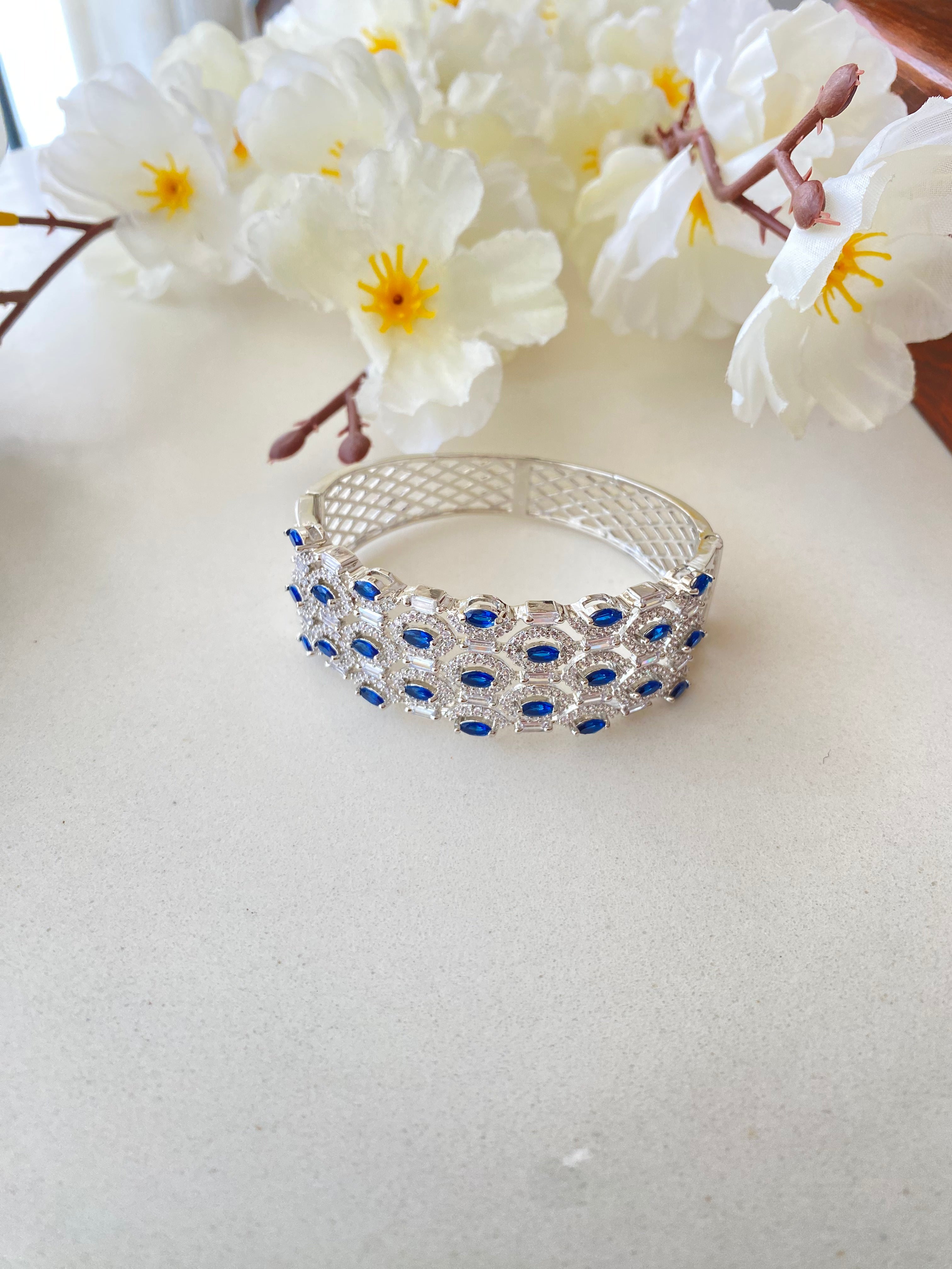 Silver Plated Diamond Bracelet