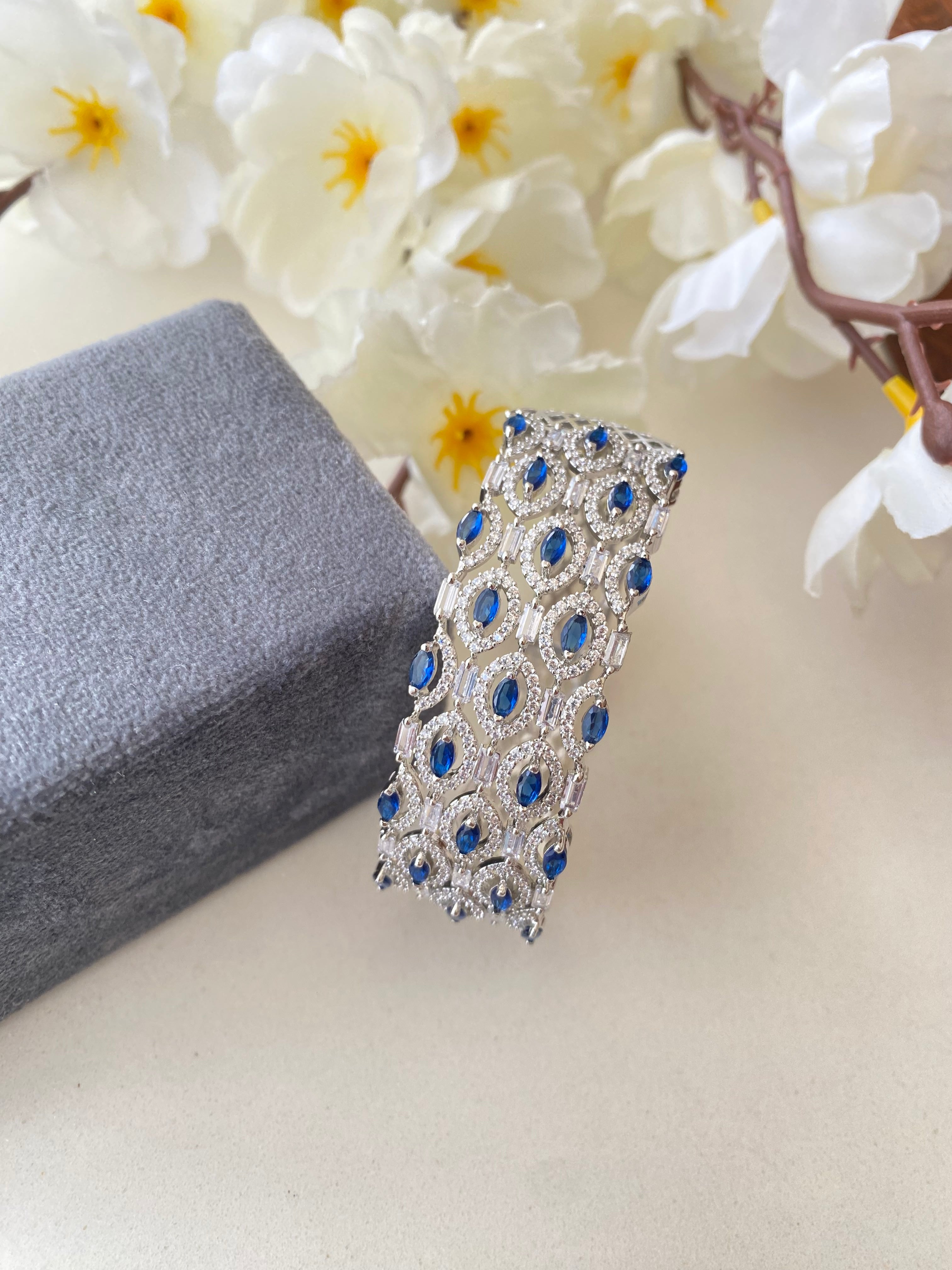 Silver Plated Diamond Bracelet