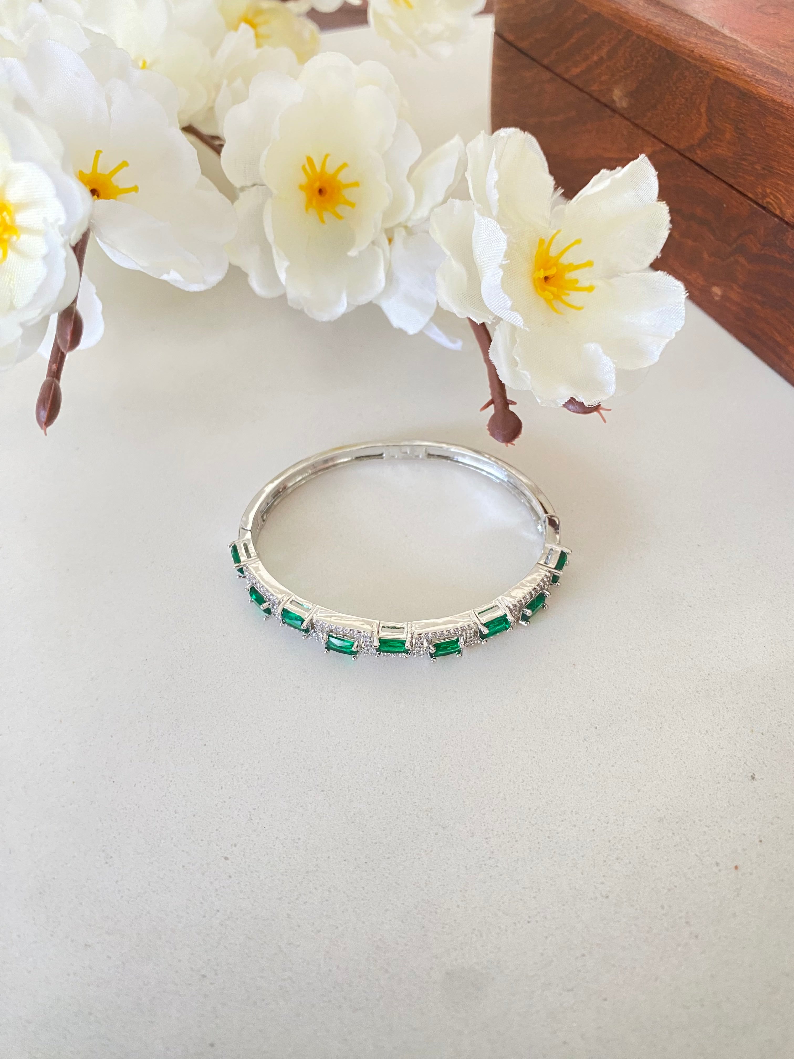 Silver Plated Diamond Bracelet