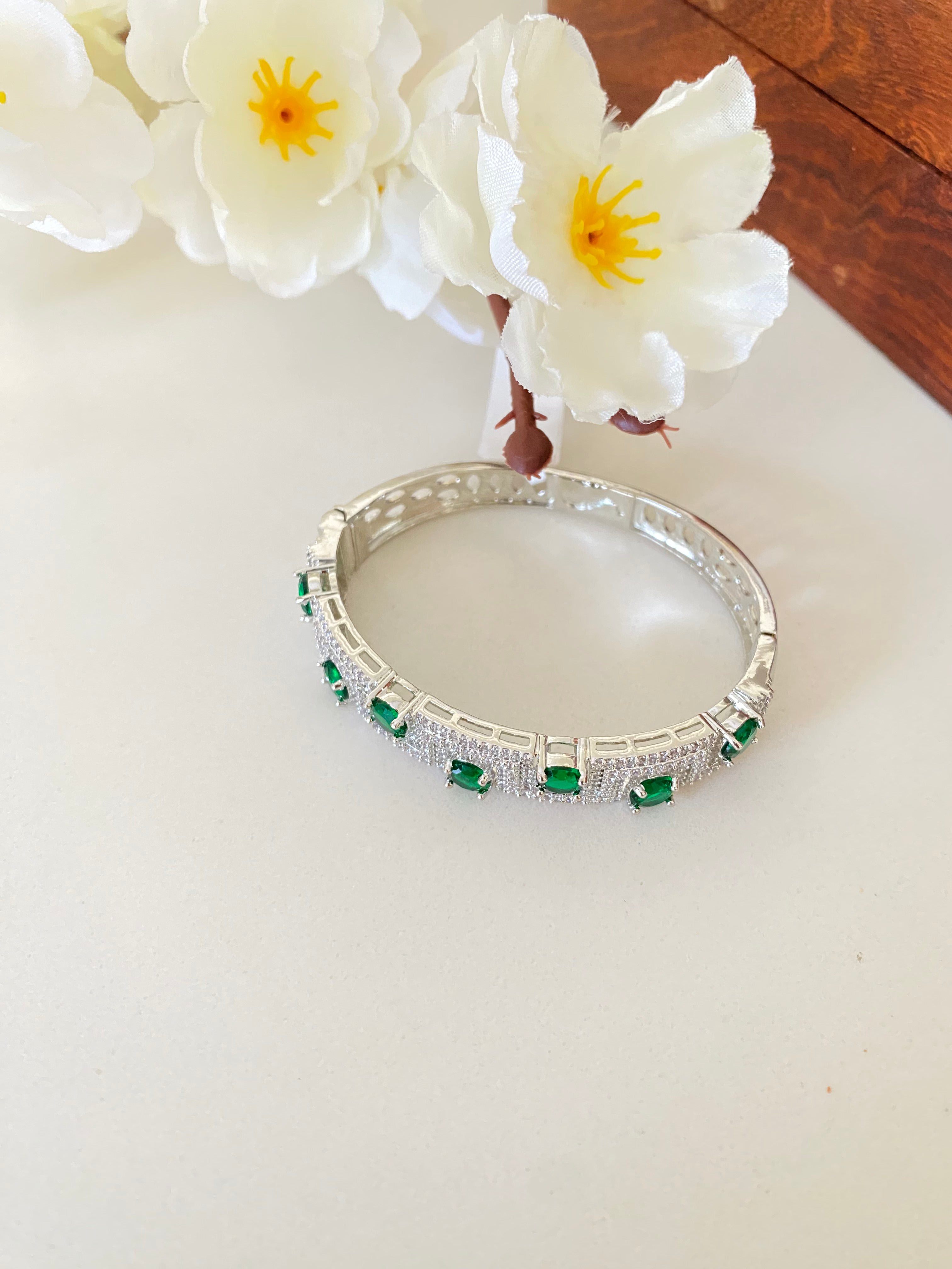 Silver Plated Diamond Bracelet