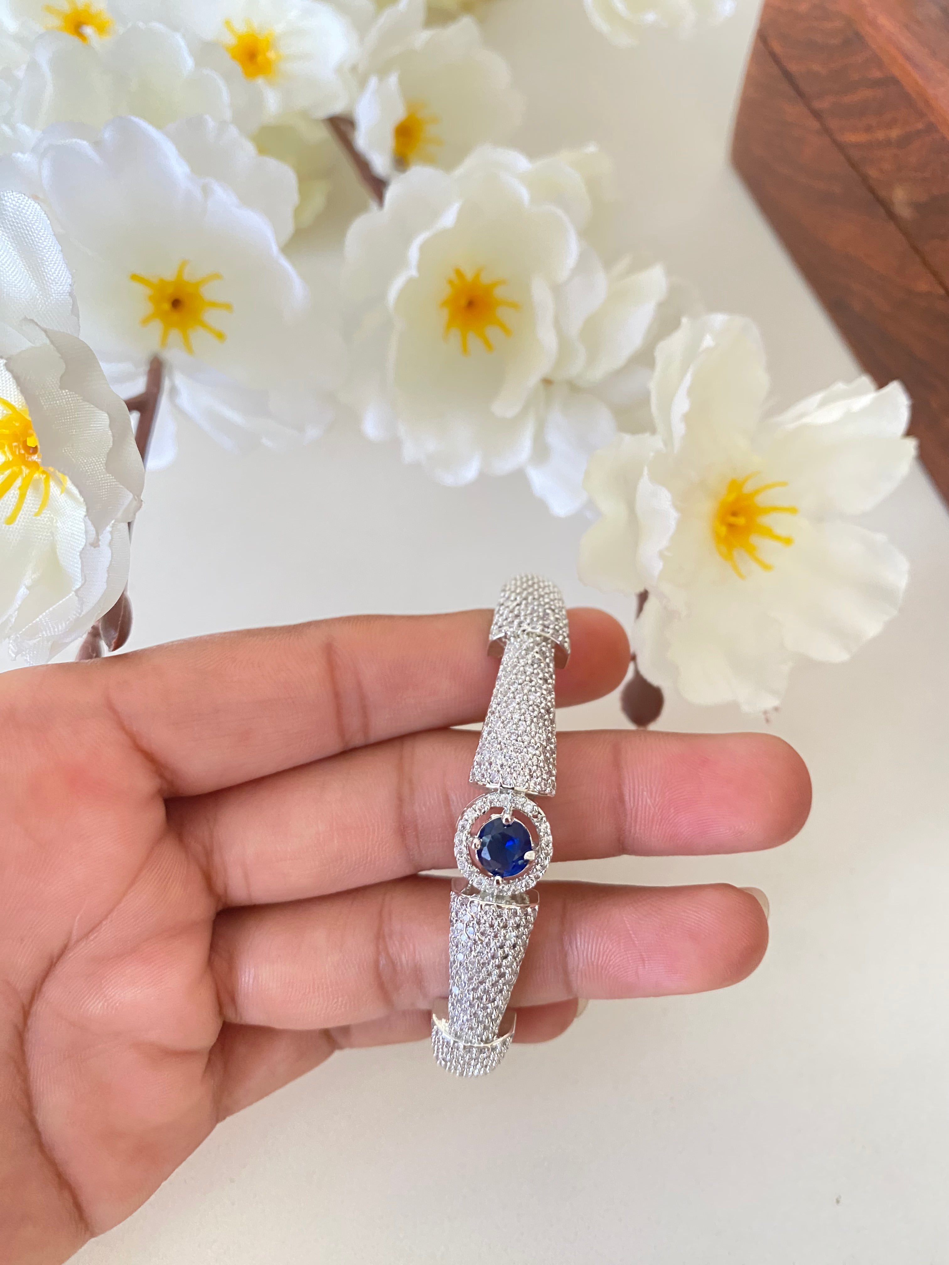 Silver Plated Diamond Bracelet
