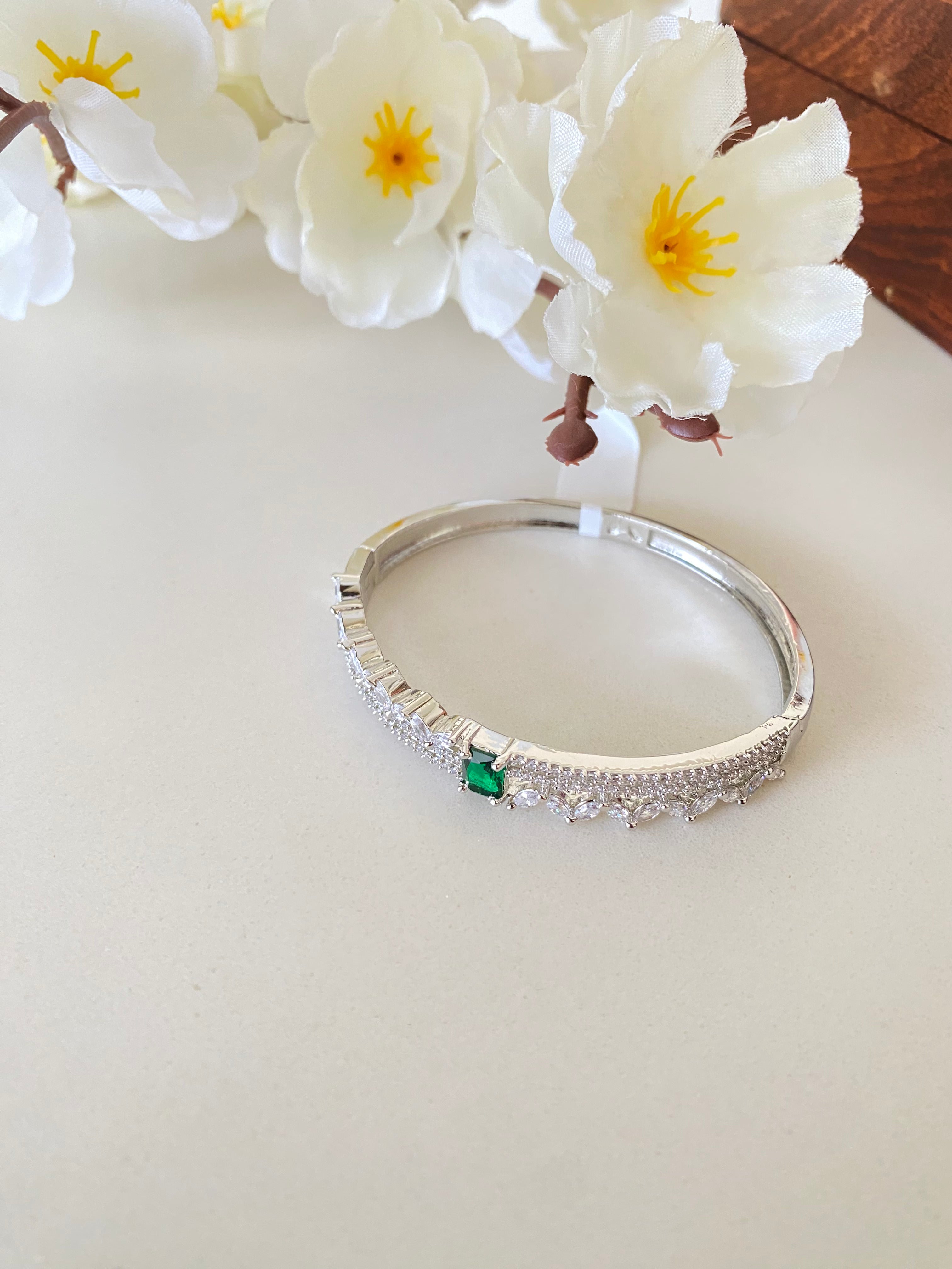 Silver Plated Diamond Bracelet