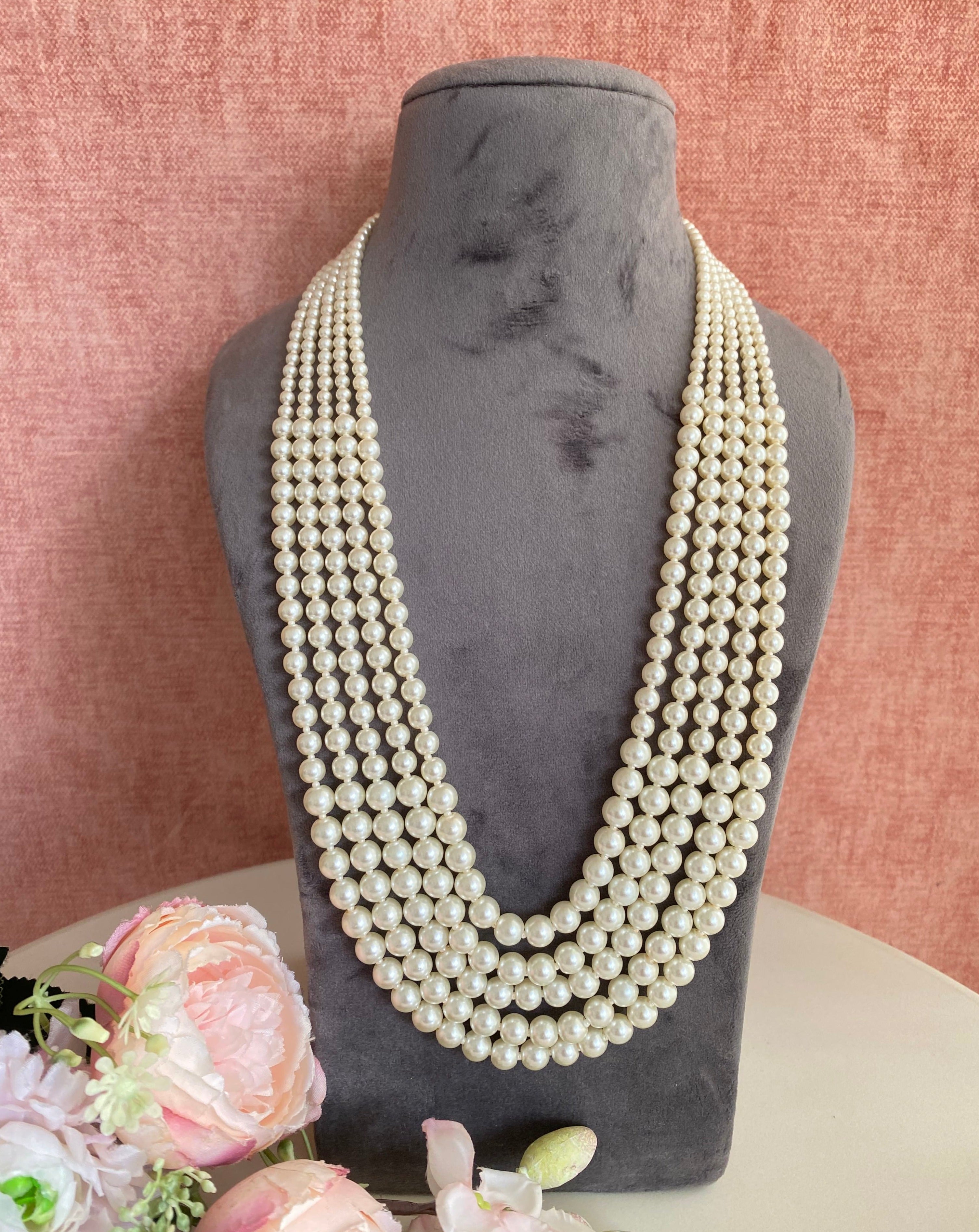 Groom Maala in pearls