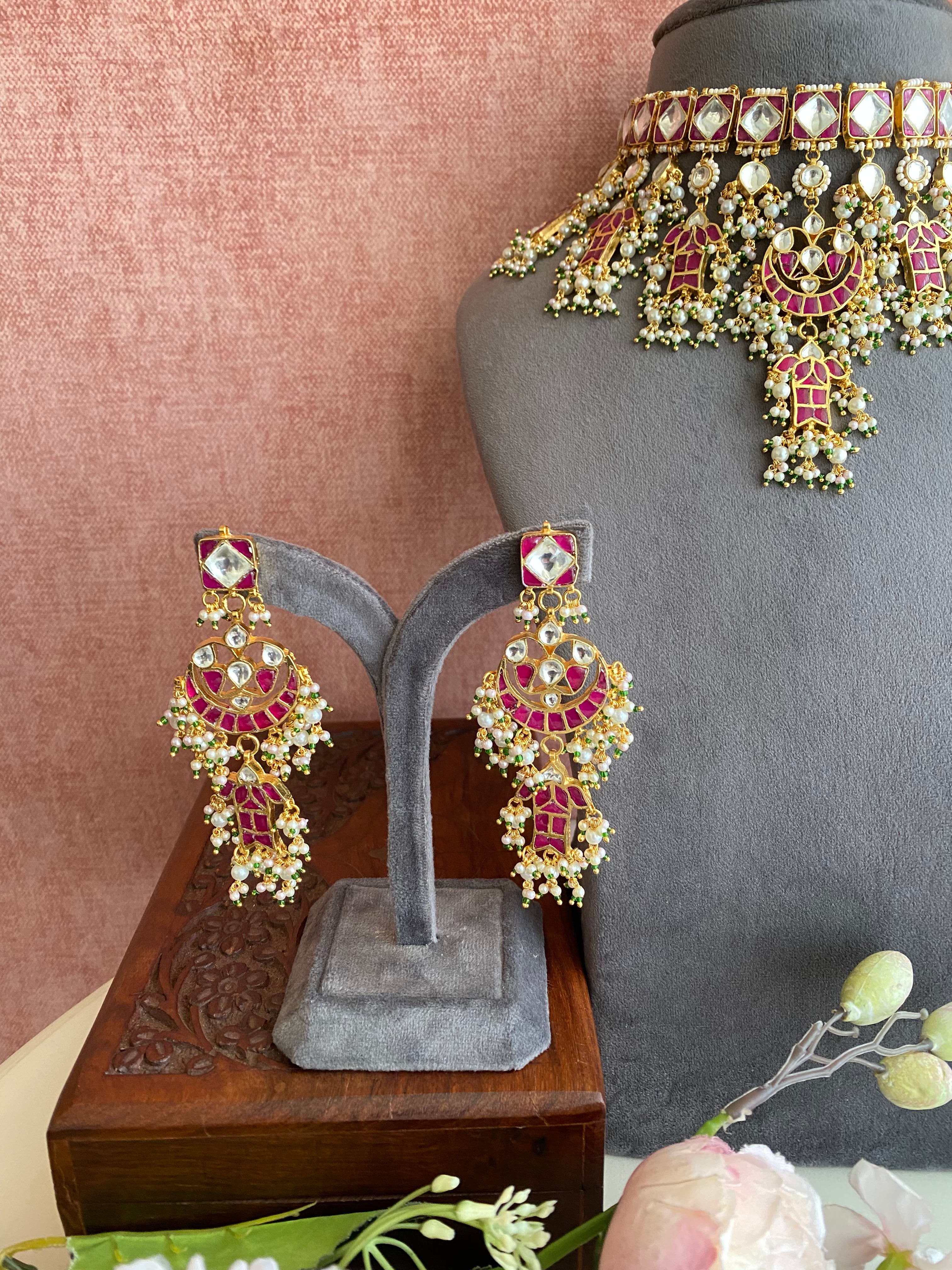 Kundan Gold plated Bridal Choker set