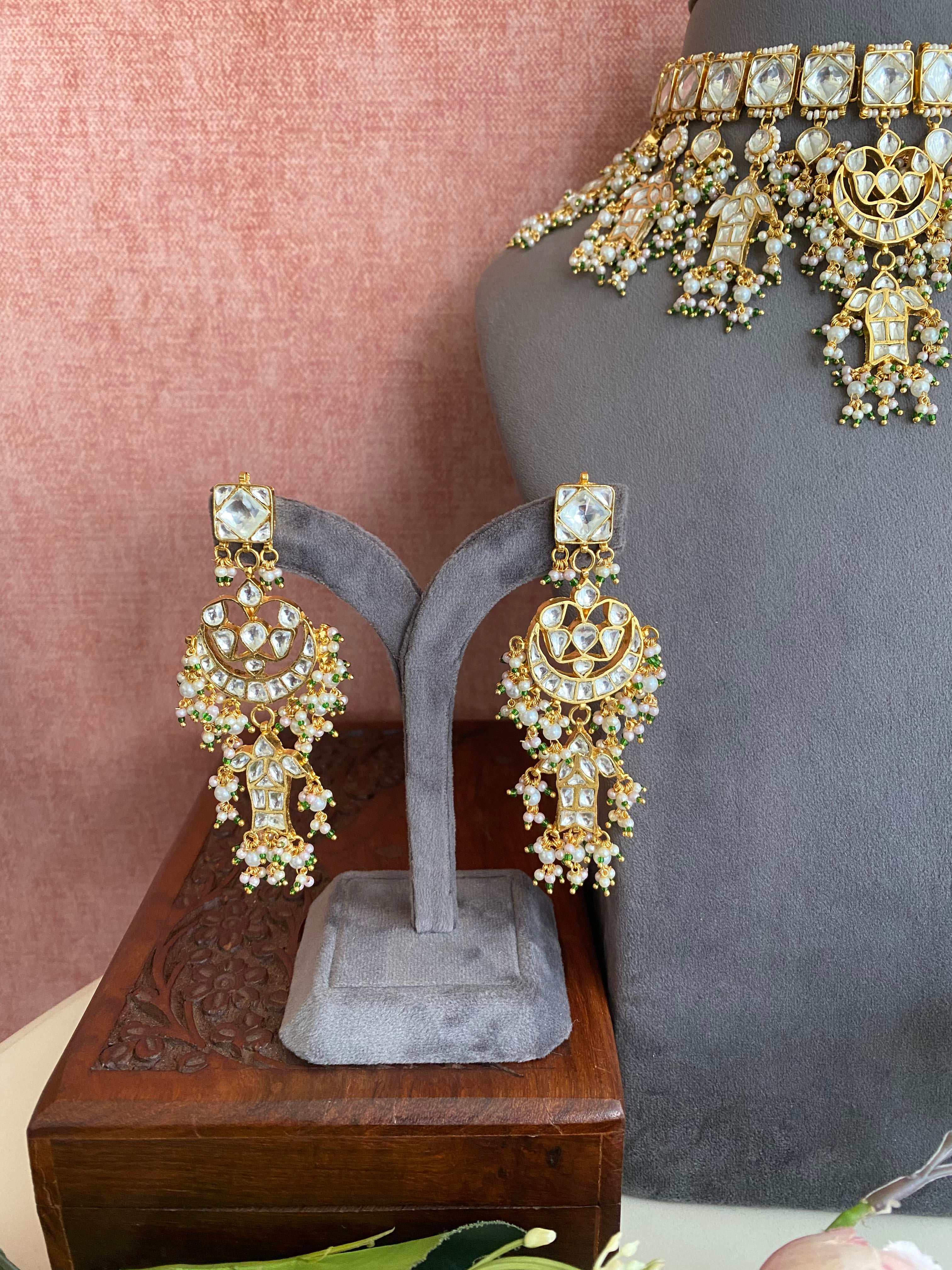 Kundan Gold plated Bridal Choker set