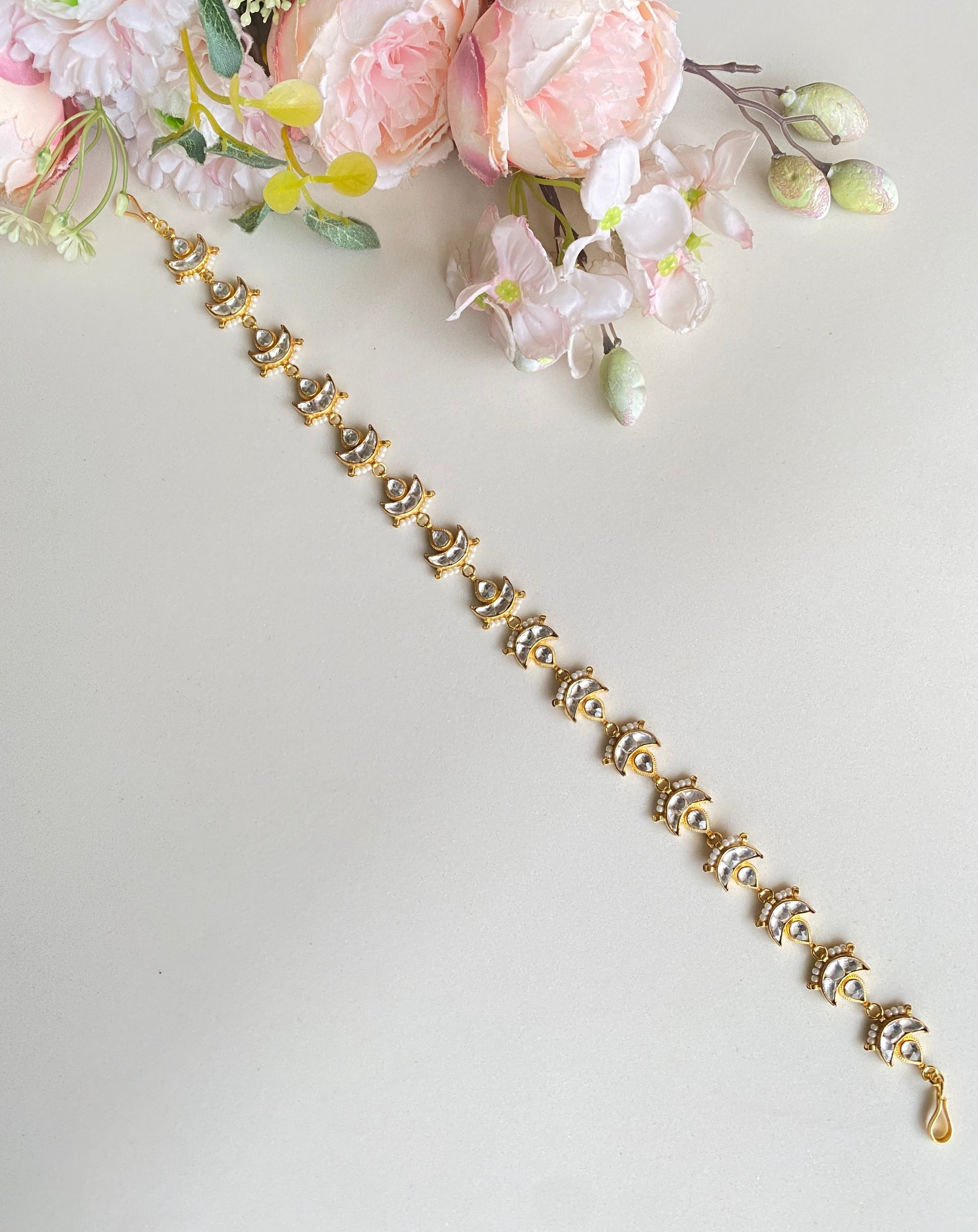 Gold plated Kundan Sheeshphool