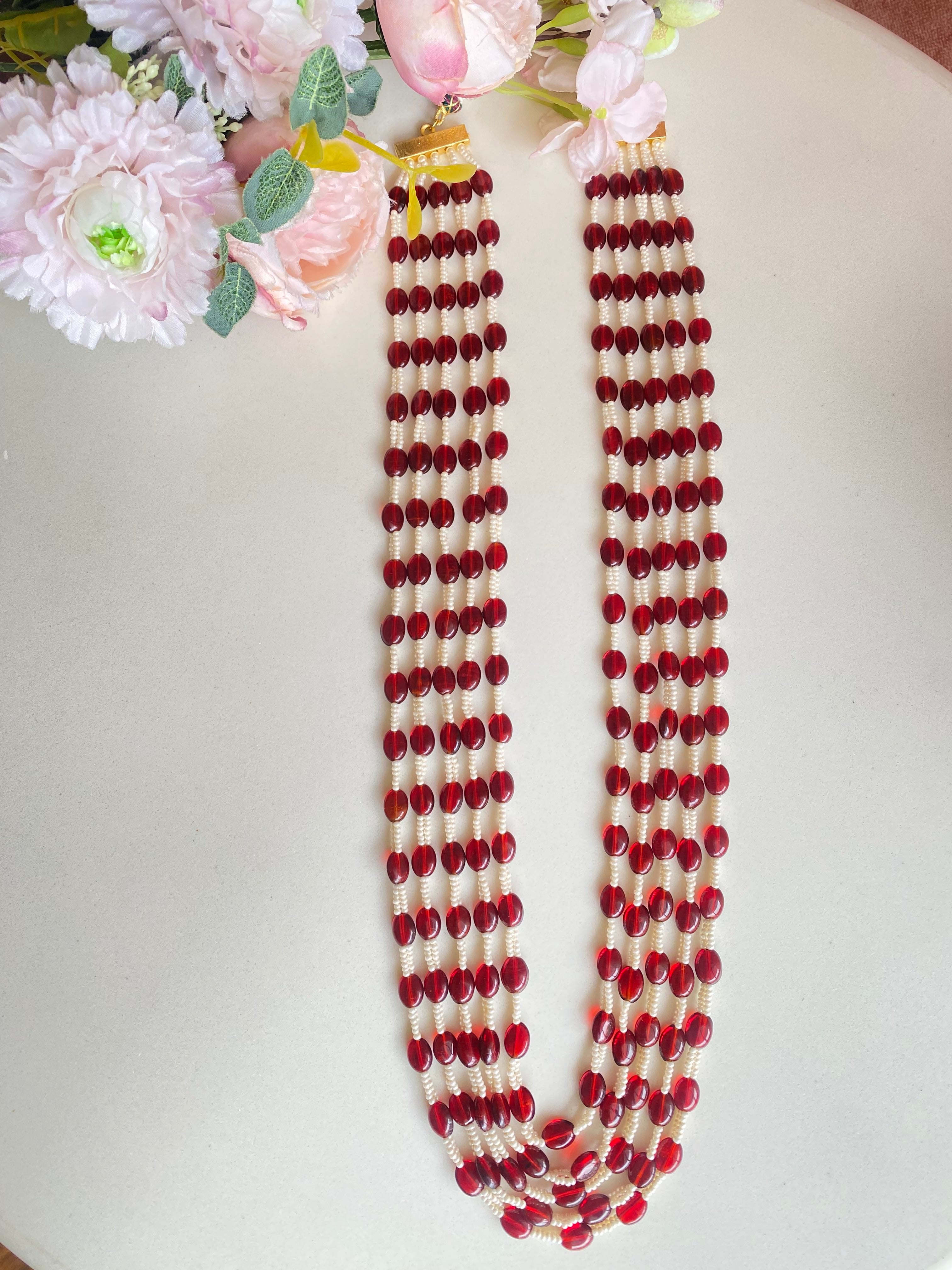 Red Groom Maala