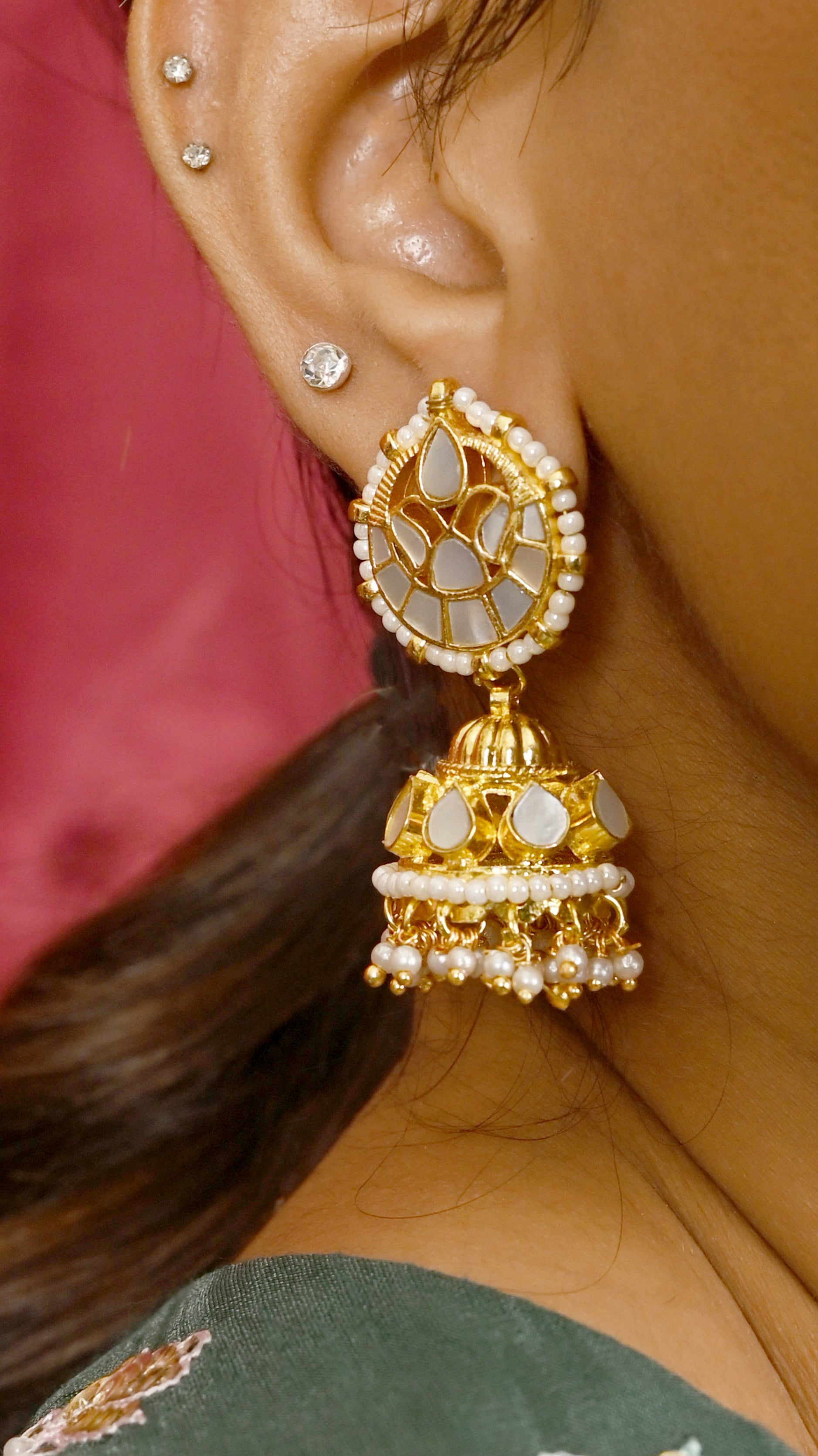 Mother of pearl earrings