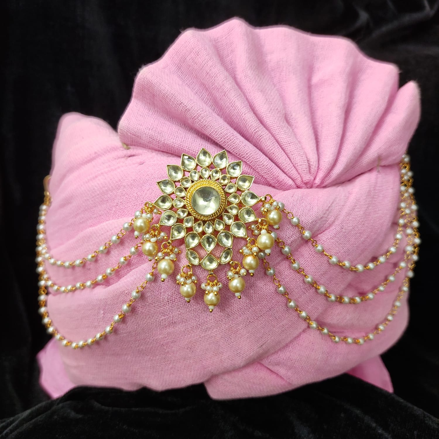Men's Kundan Turban Kilangi
