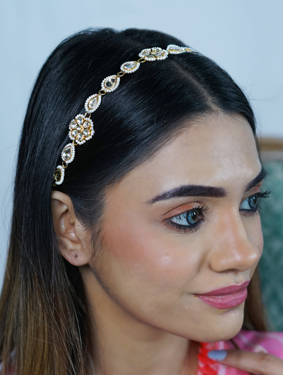 Gold plated Kundan sheeshphool