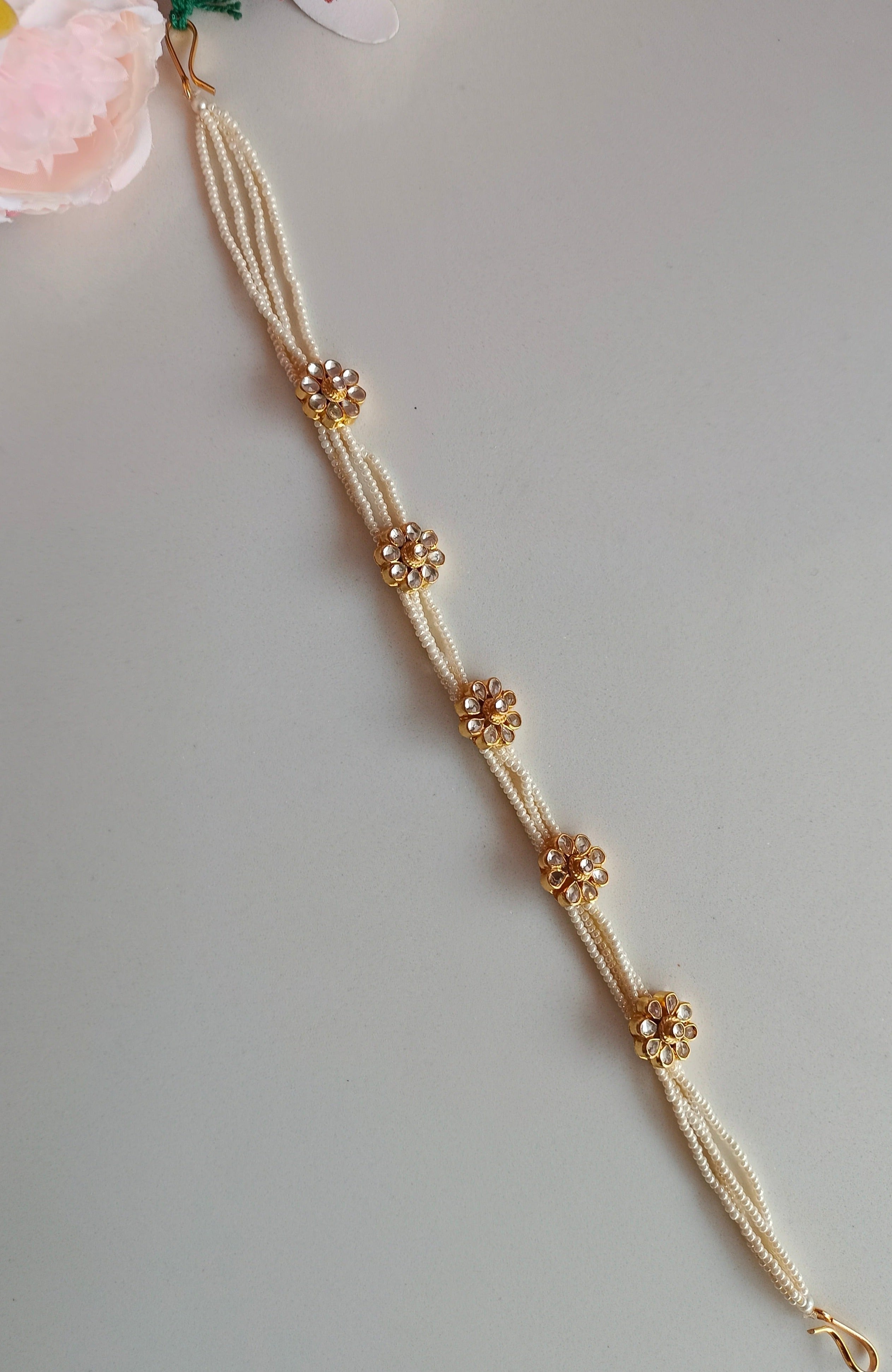Gold plated Kundan Sheeshphool