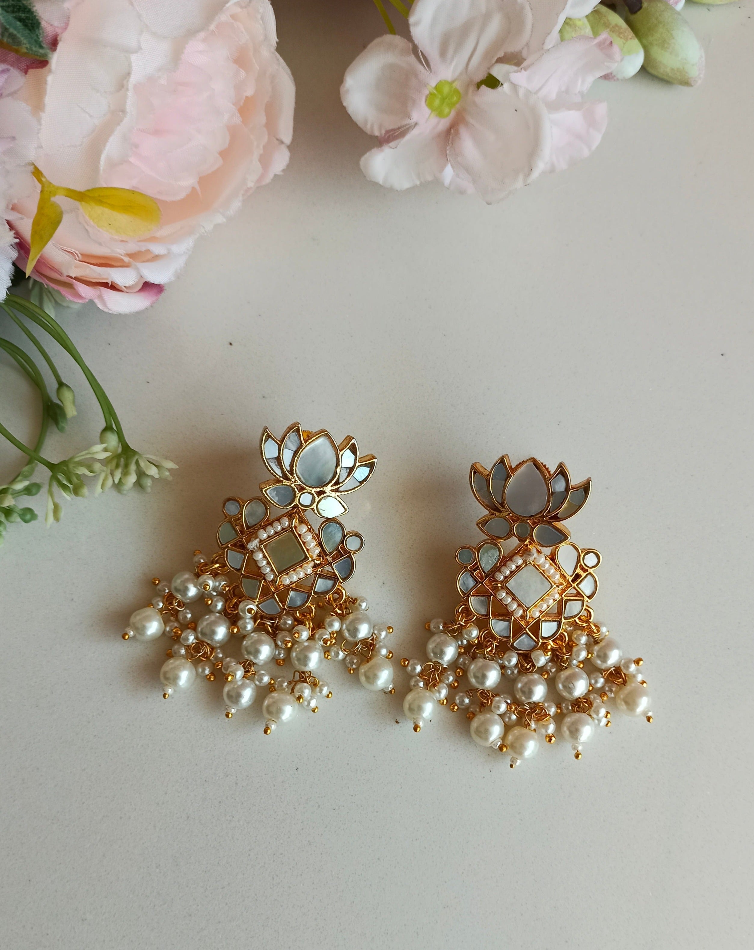Mother Of Pearl Earrings
