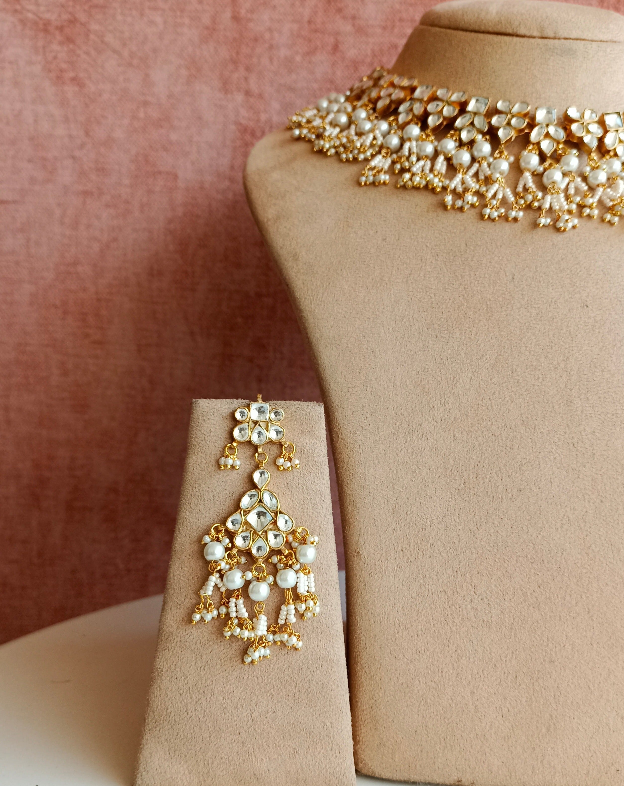 Kundan Gold plated Necklace Set