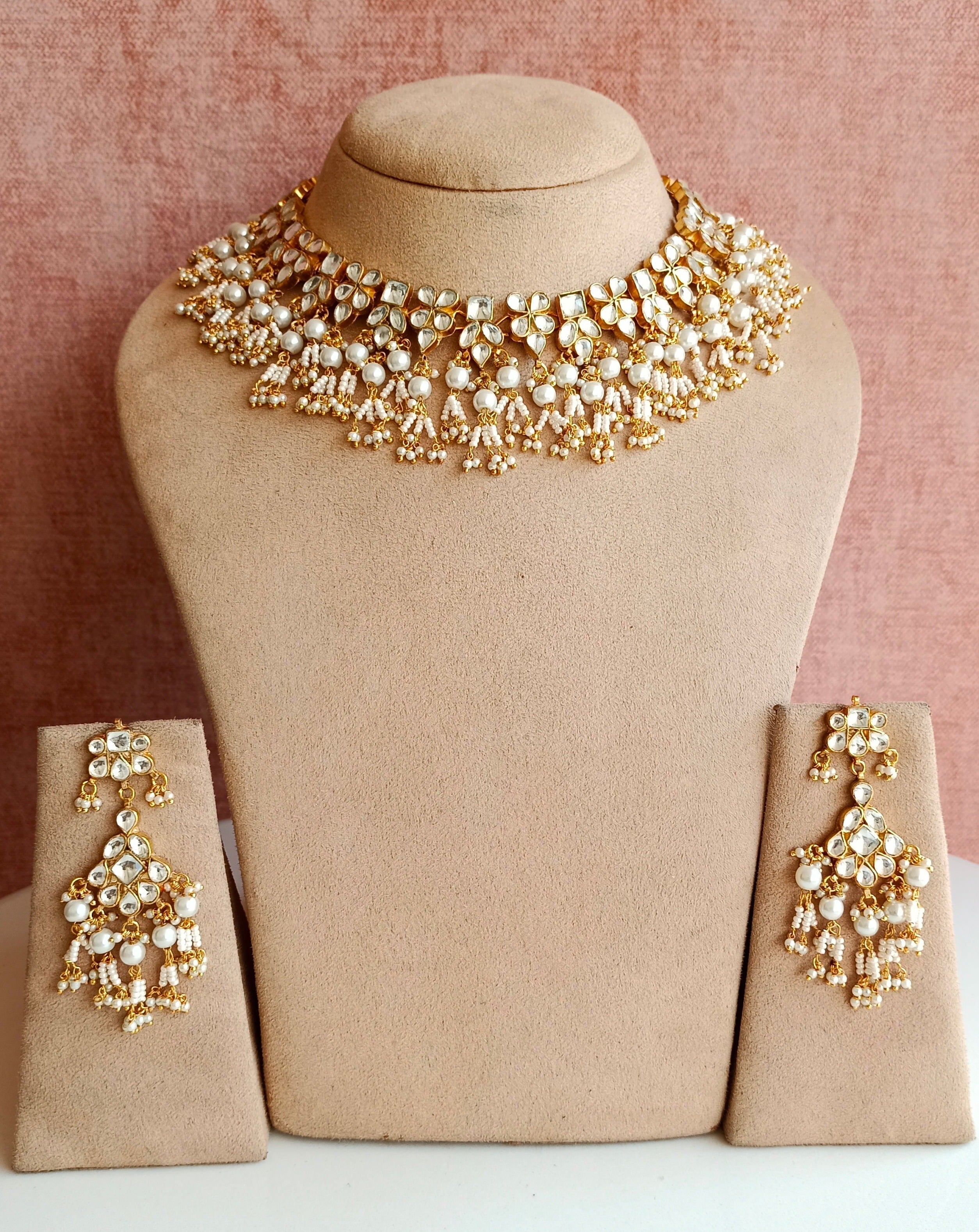 Kundan Gold plated Necklace Set