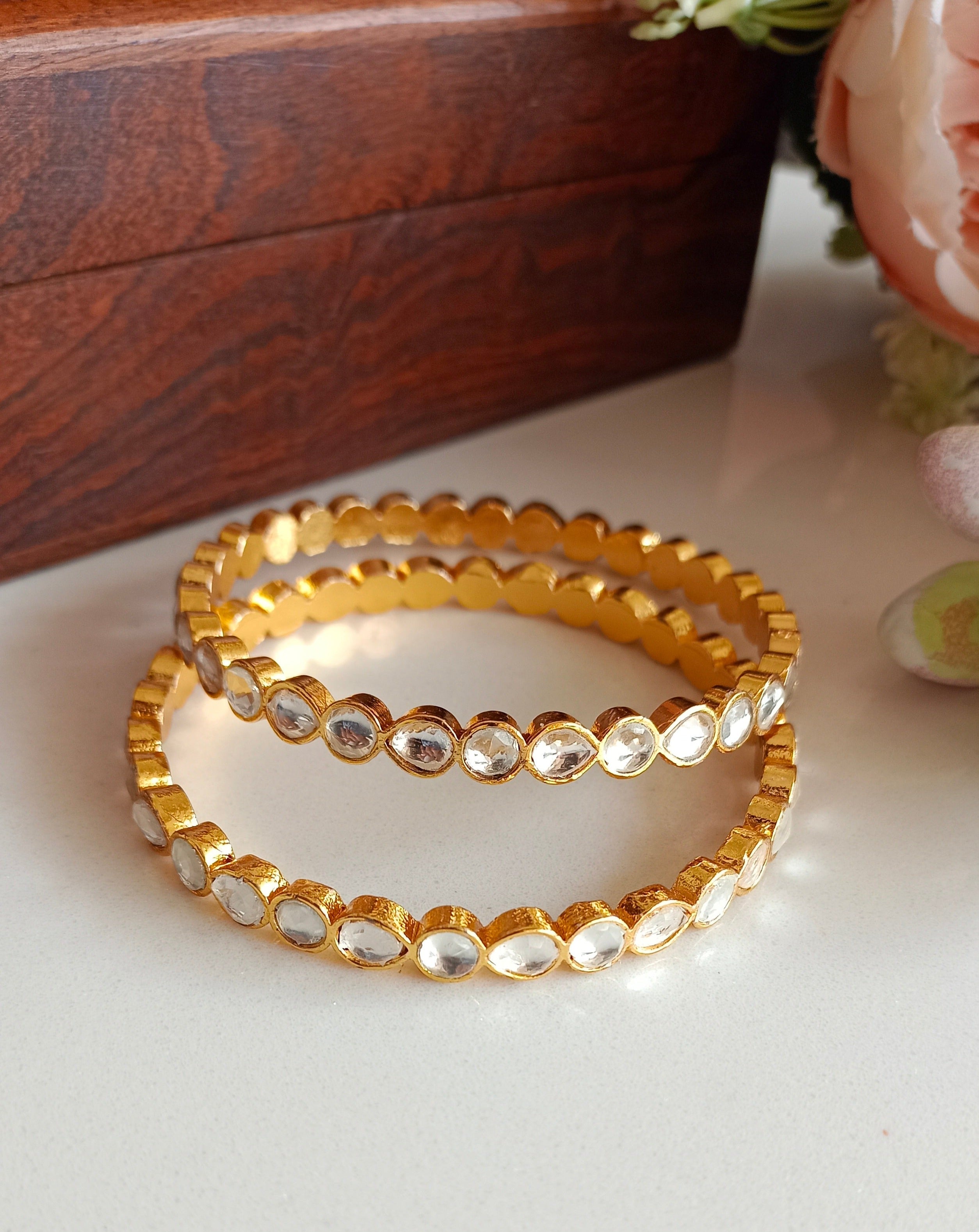 Kundan Bangles for chooda