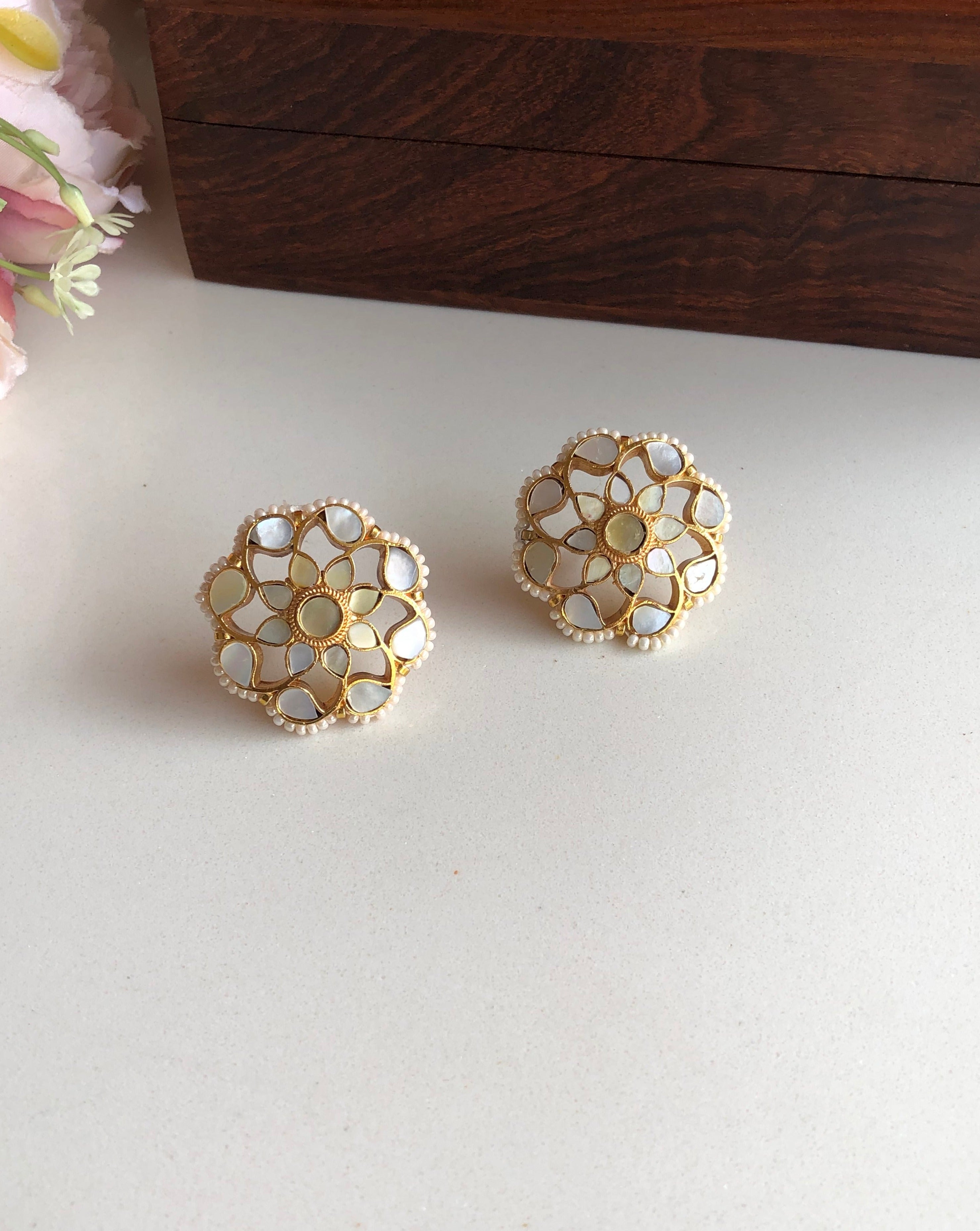 Mother Of Pearl Studs