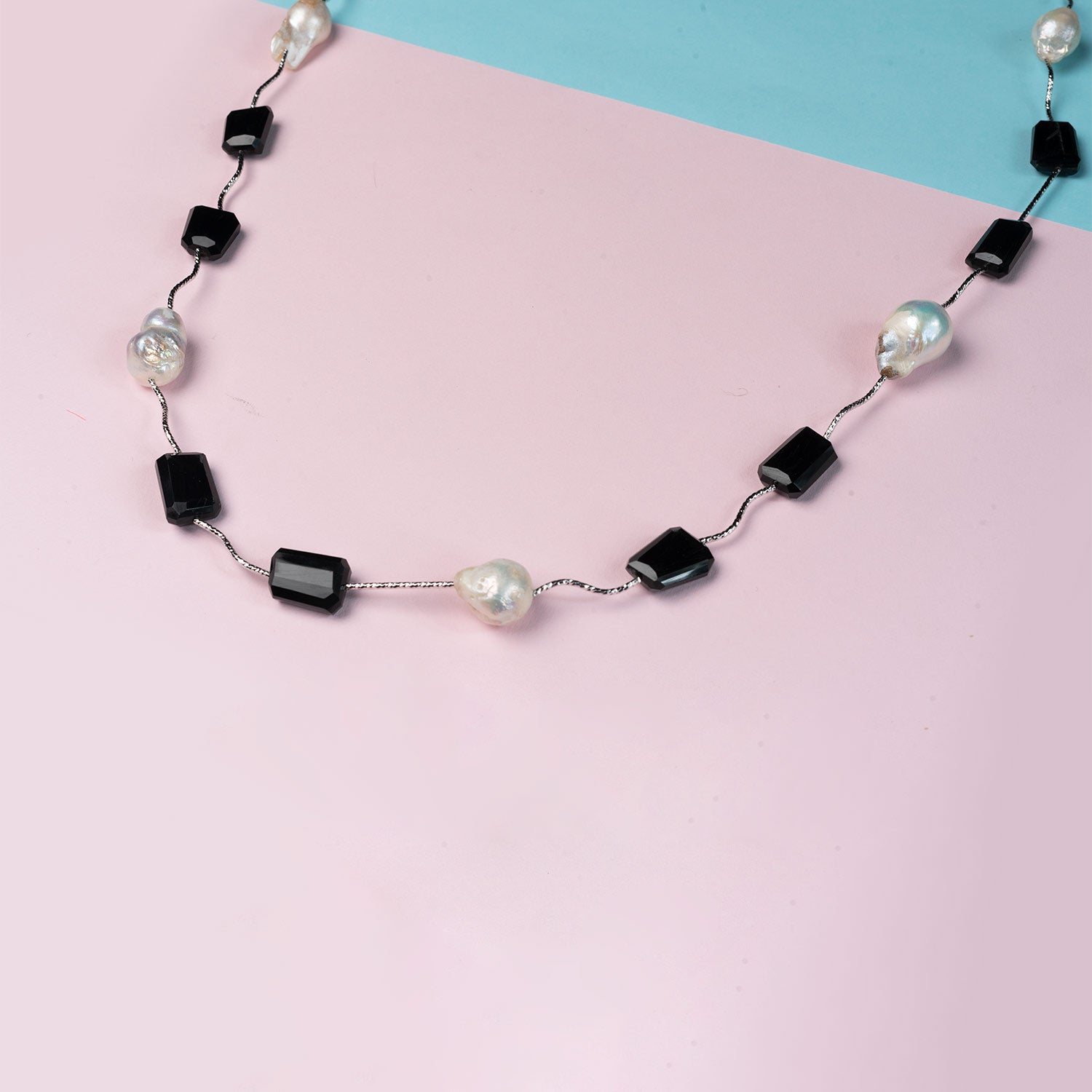 Black Long Necklace