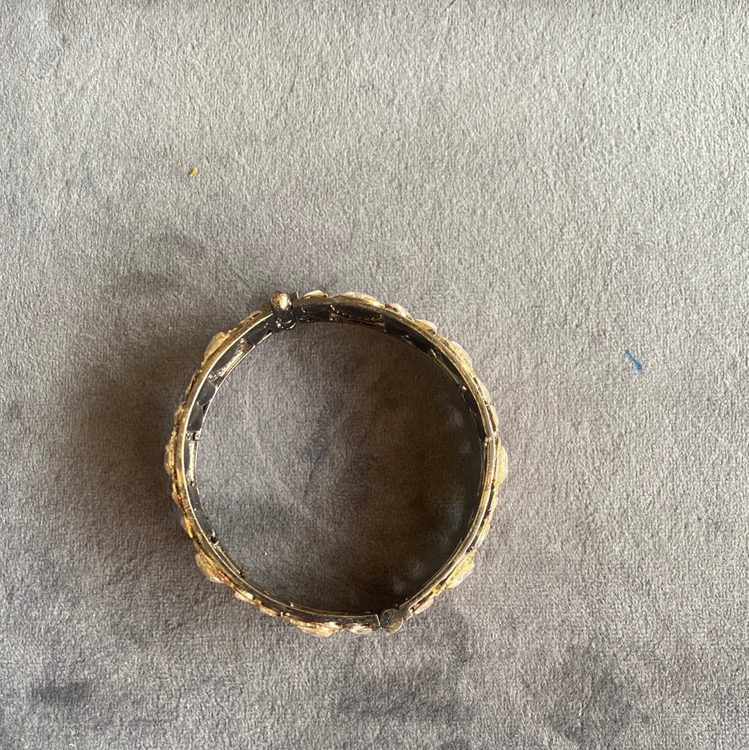 Silver plated Moissanite kada