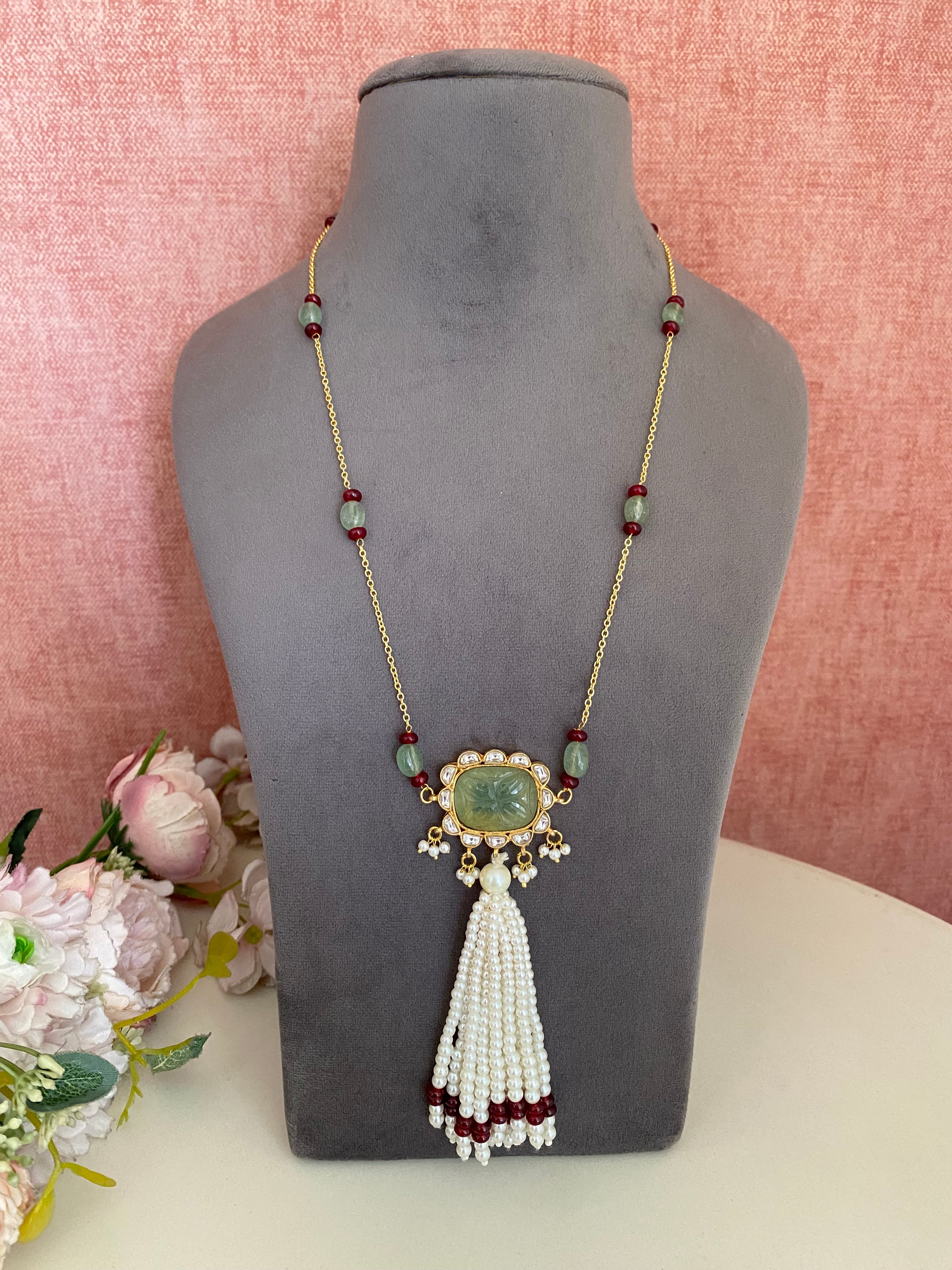 Gold plated Moissanite Pendant