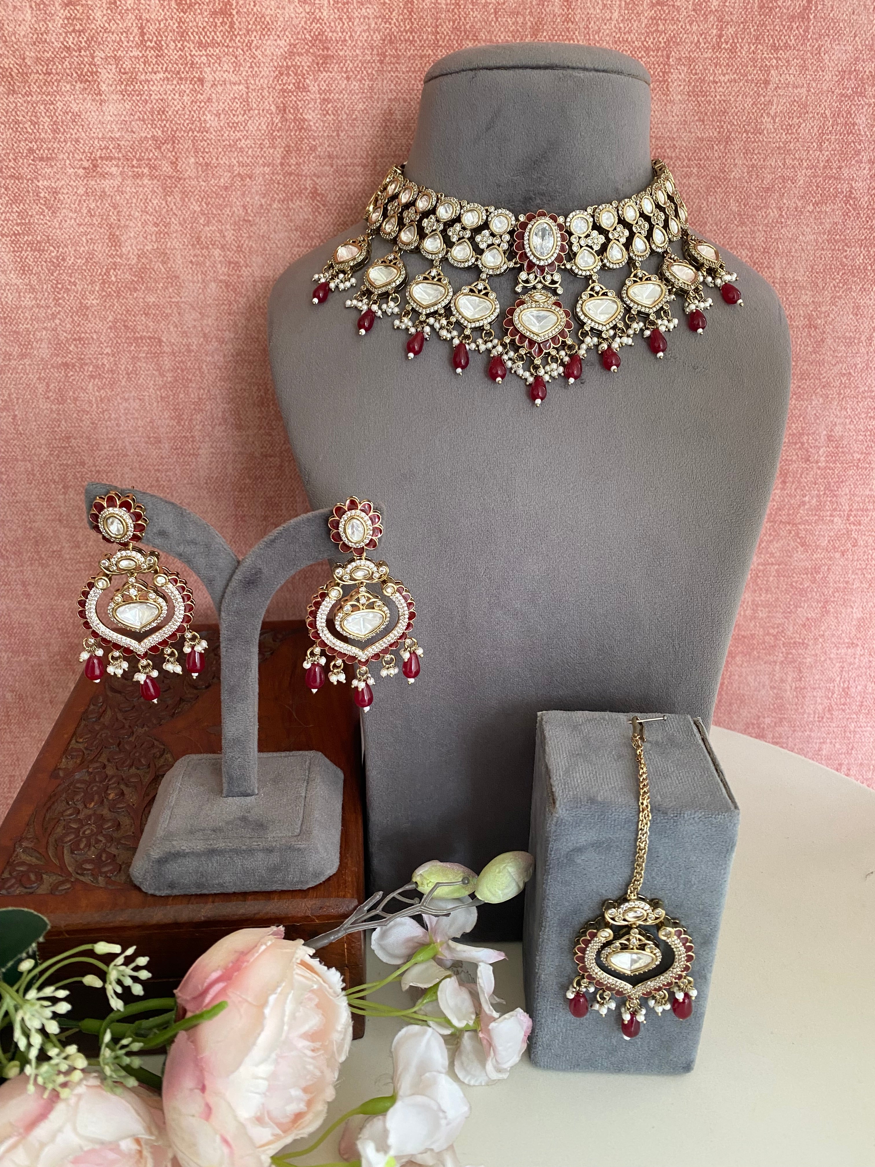 Moissanite Necklace set