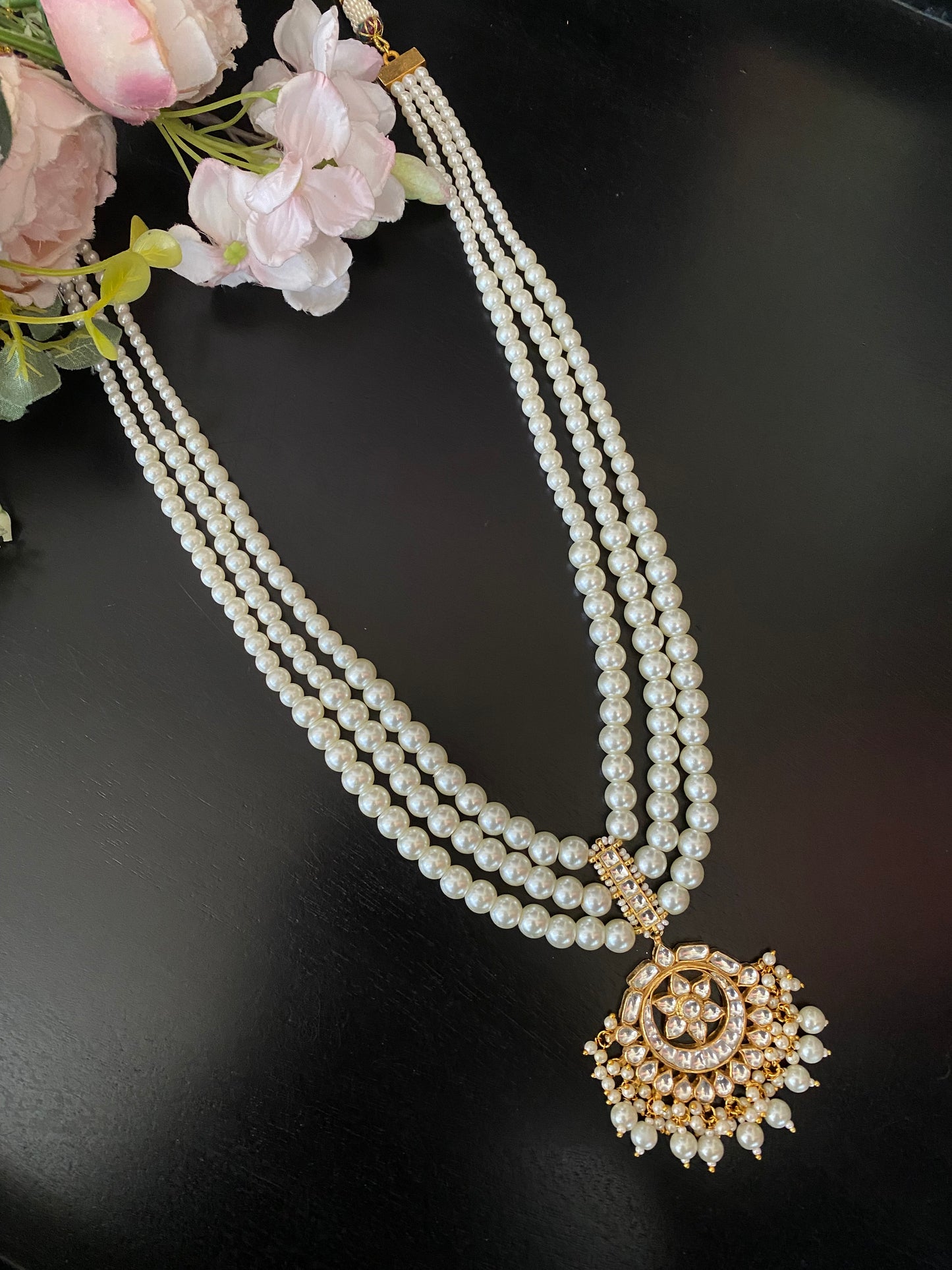Gold plated Kundan Necklace
