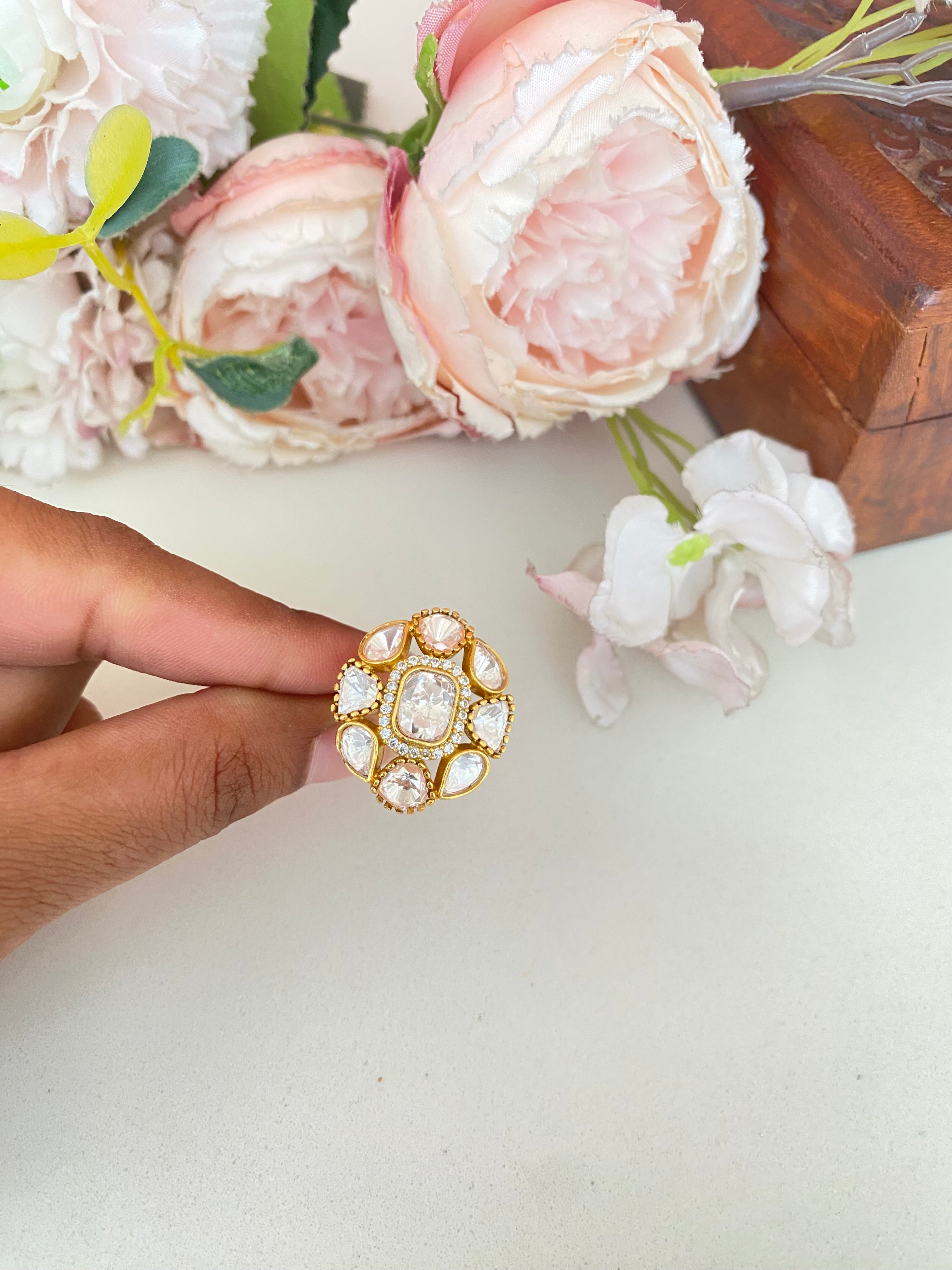 Moissanite Ring