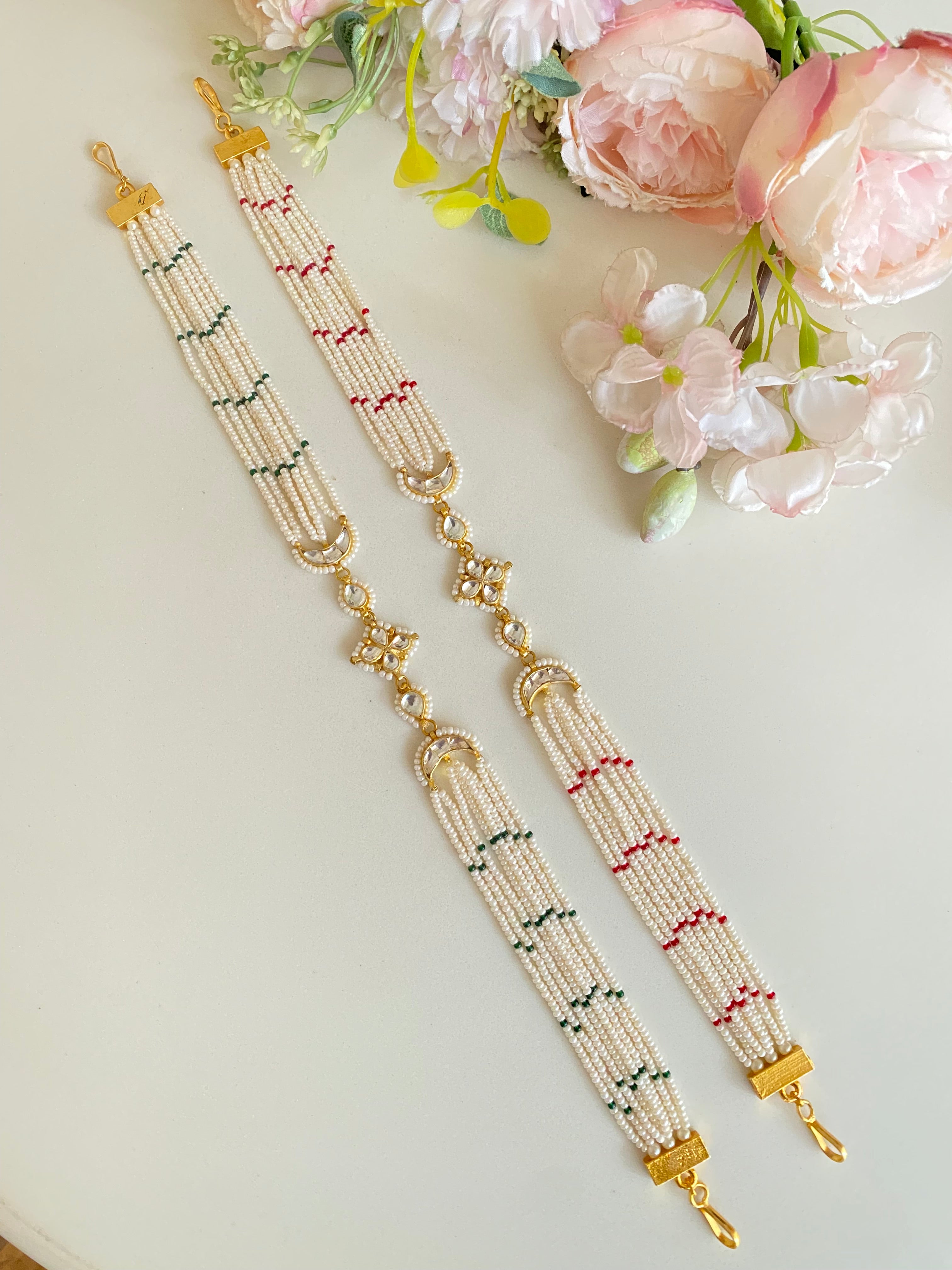 Gold Plated Kundan sheeshphool