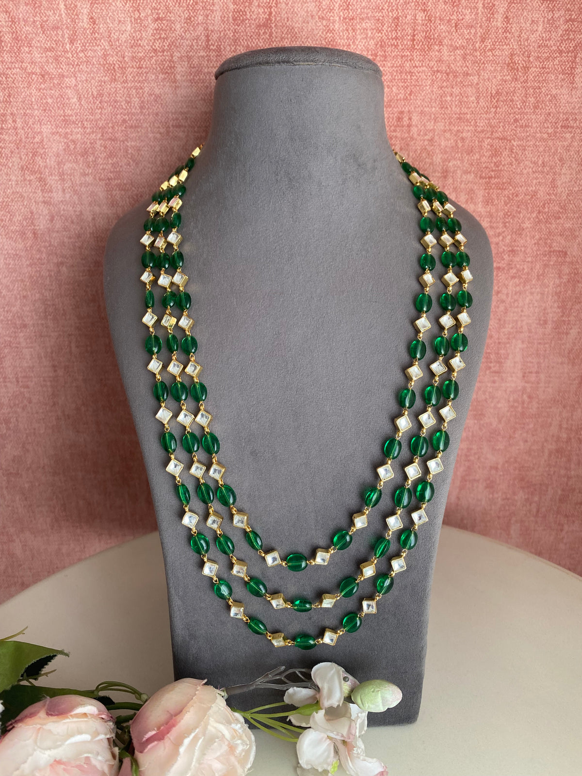 Gold Plated Kundan Necklace