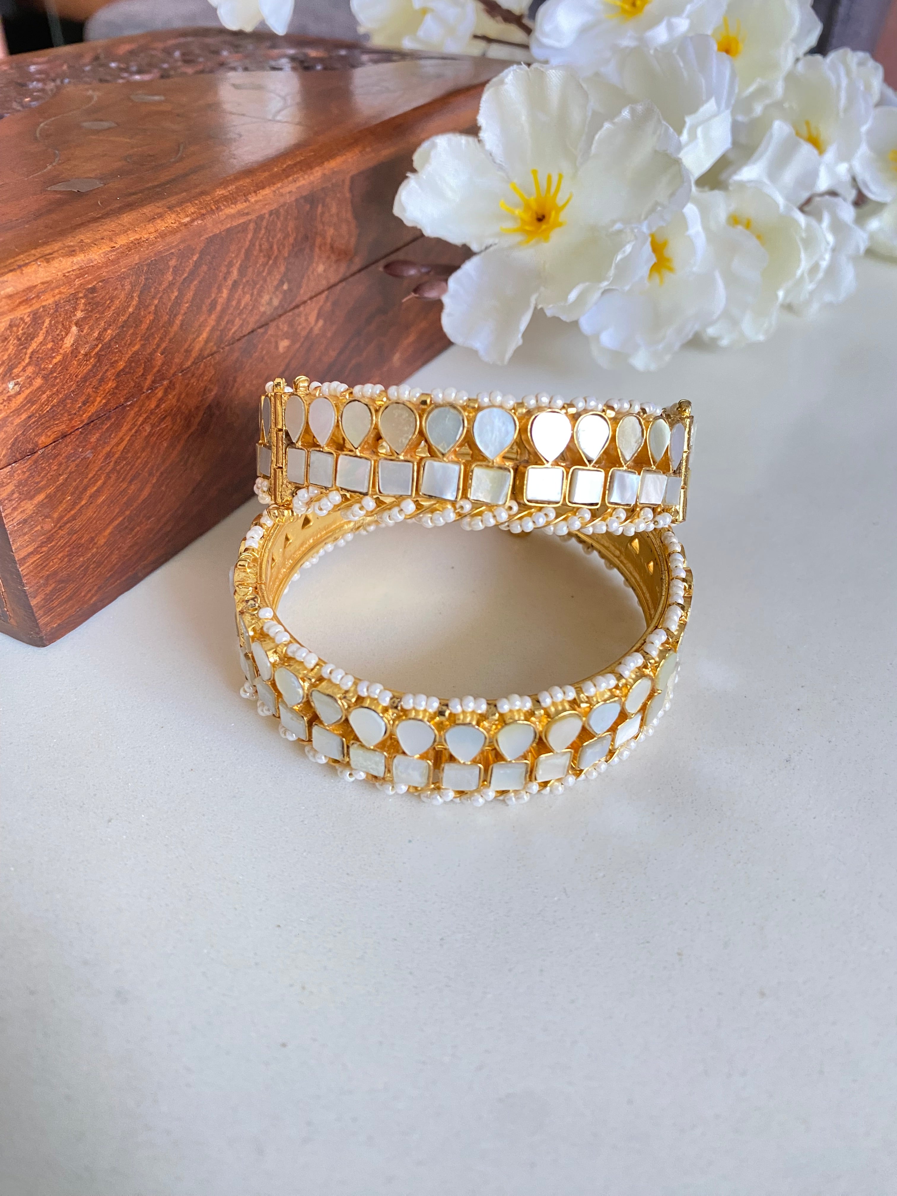 Mother Of Pearl Bangles